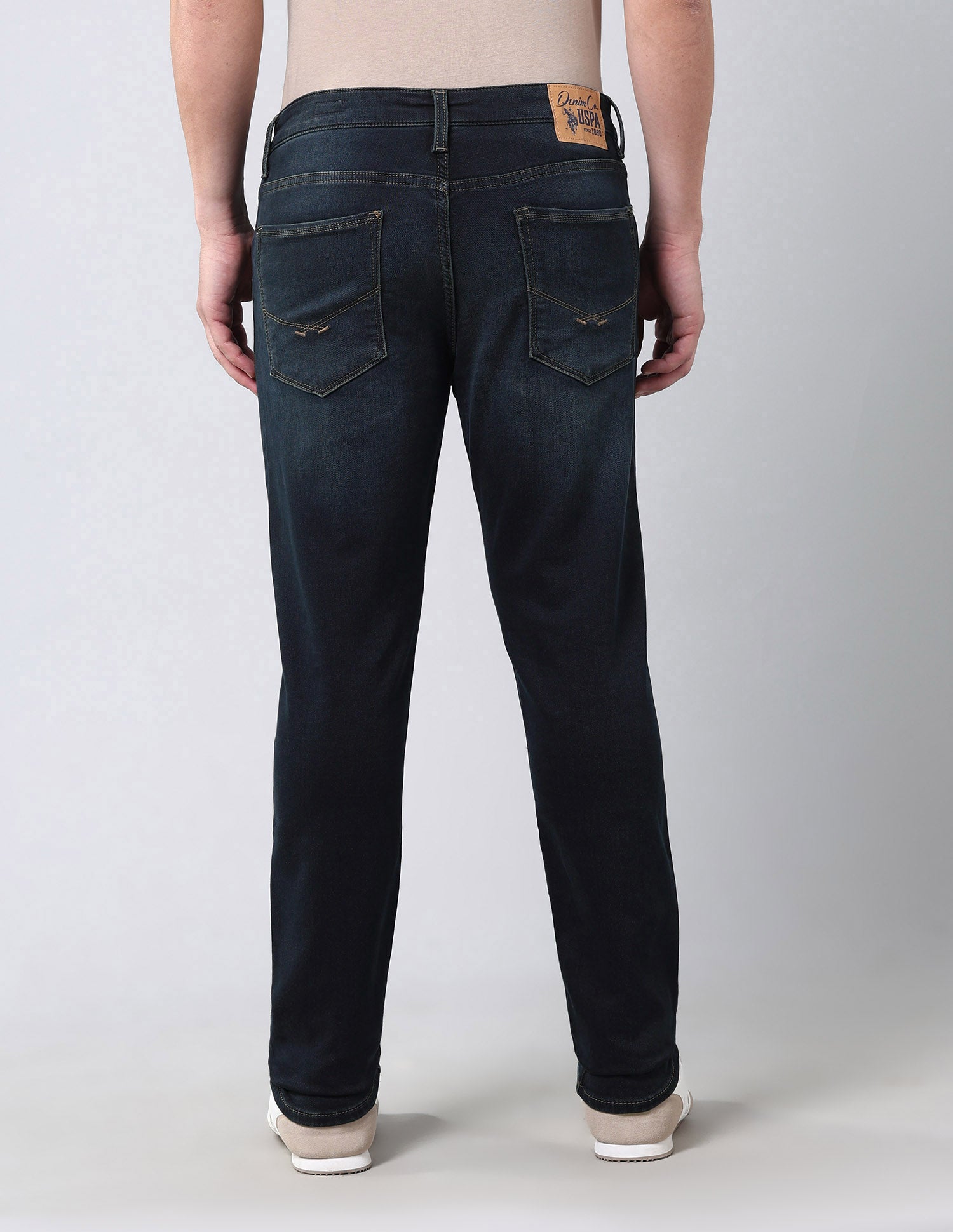 Regallo Skinny Fit Ultra Soft Jeans Blue - U.S. Polo Assn. India | Large
