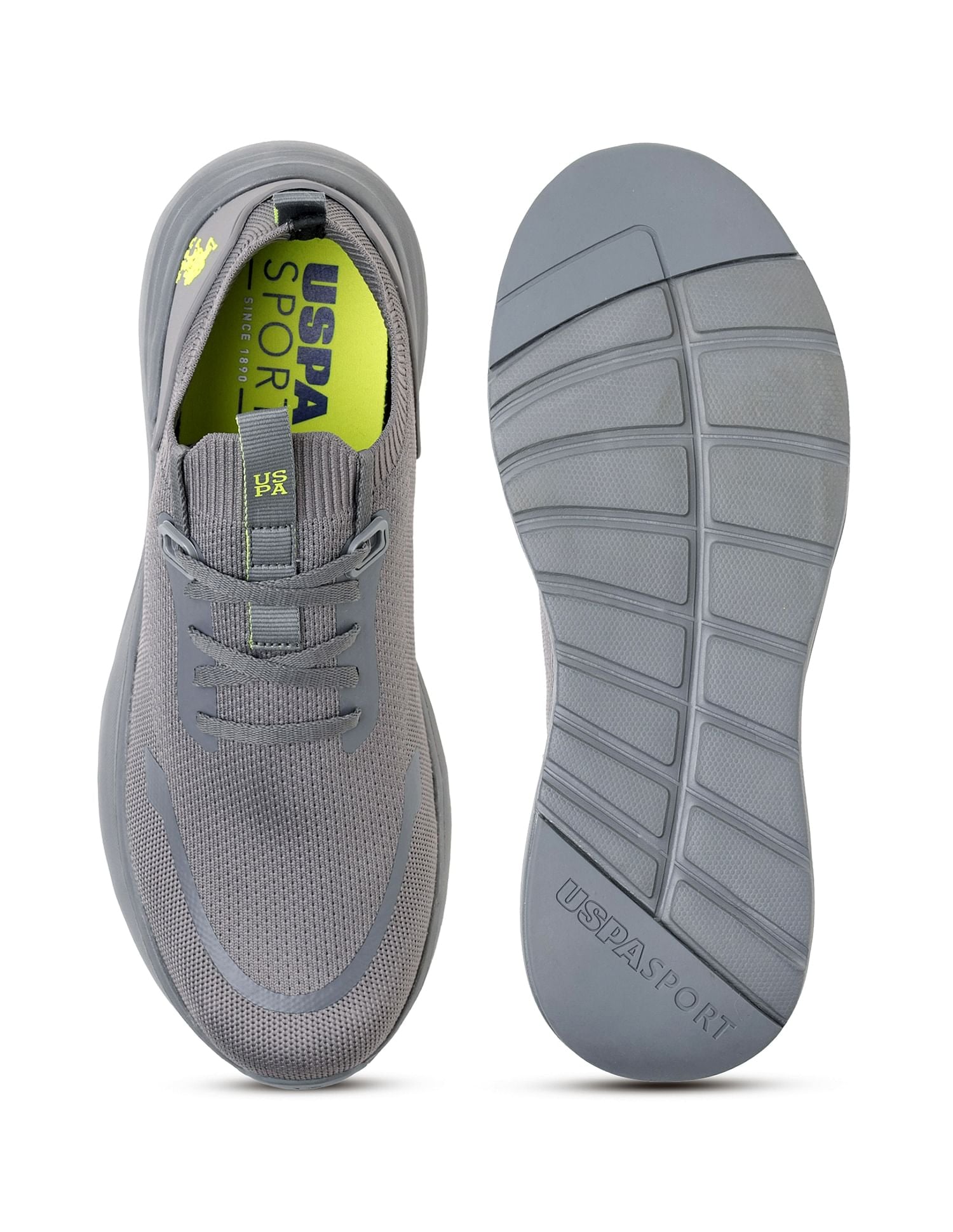 Men Oxley 3.0 Grey Uspa Sport  Sneakers Grey - U.S. Polo Assn. India | Large