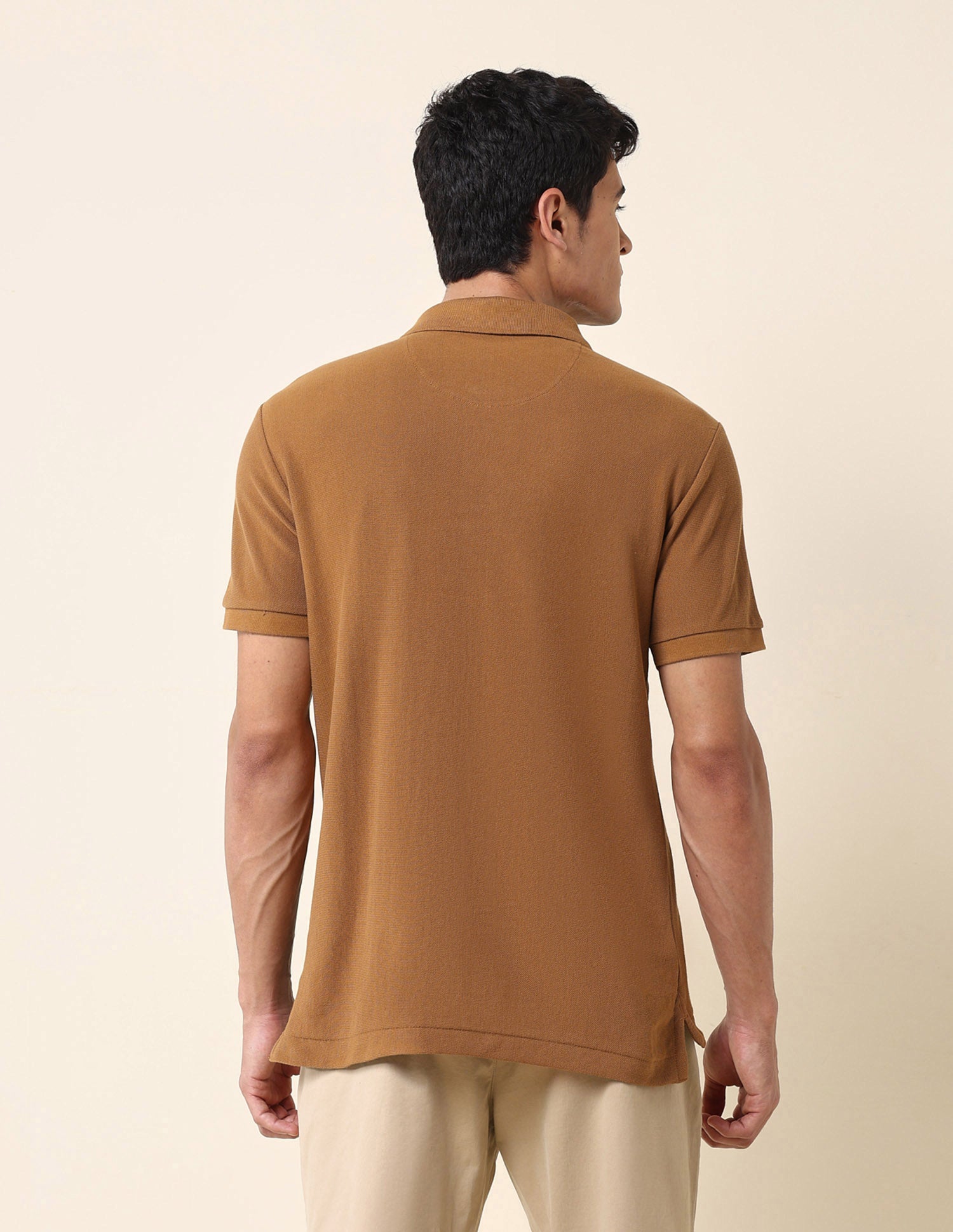 Vertical Striped Classic Polo Shirt Brown - U.S. Polo Assn. India | Large