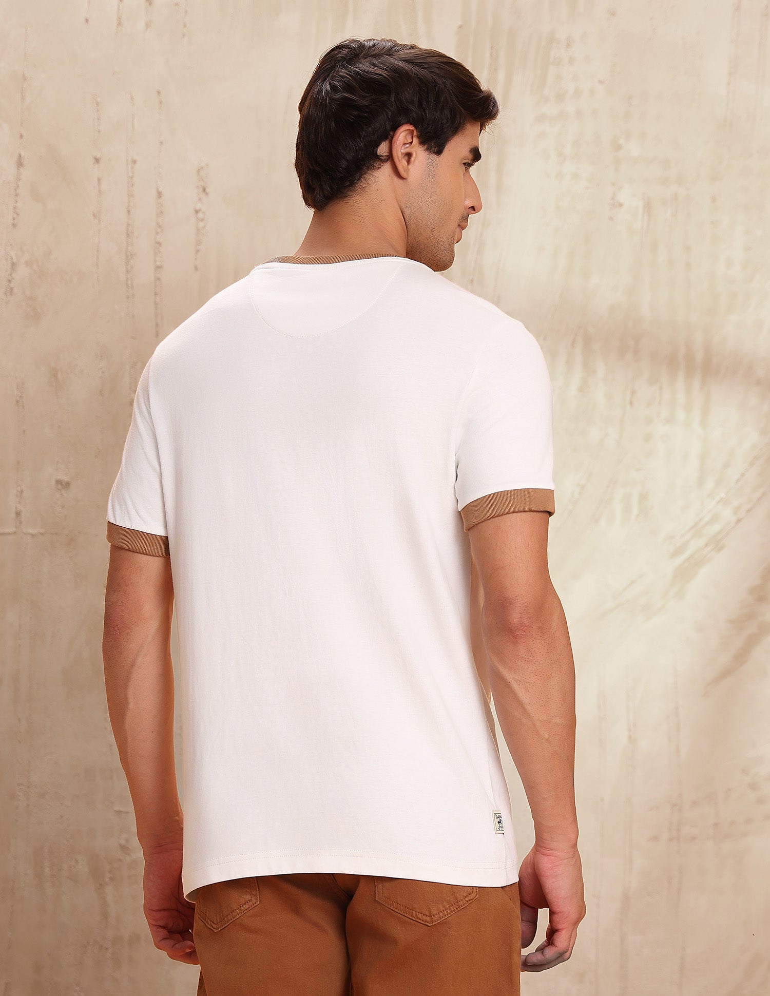 Pure Cotton Brand Printed T-Shirt Ivory - U.S. POLO ASSN. | Large