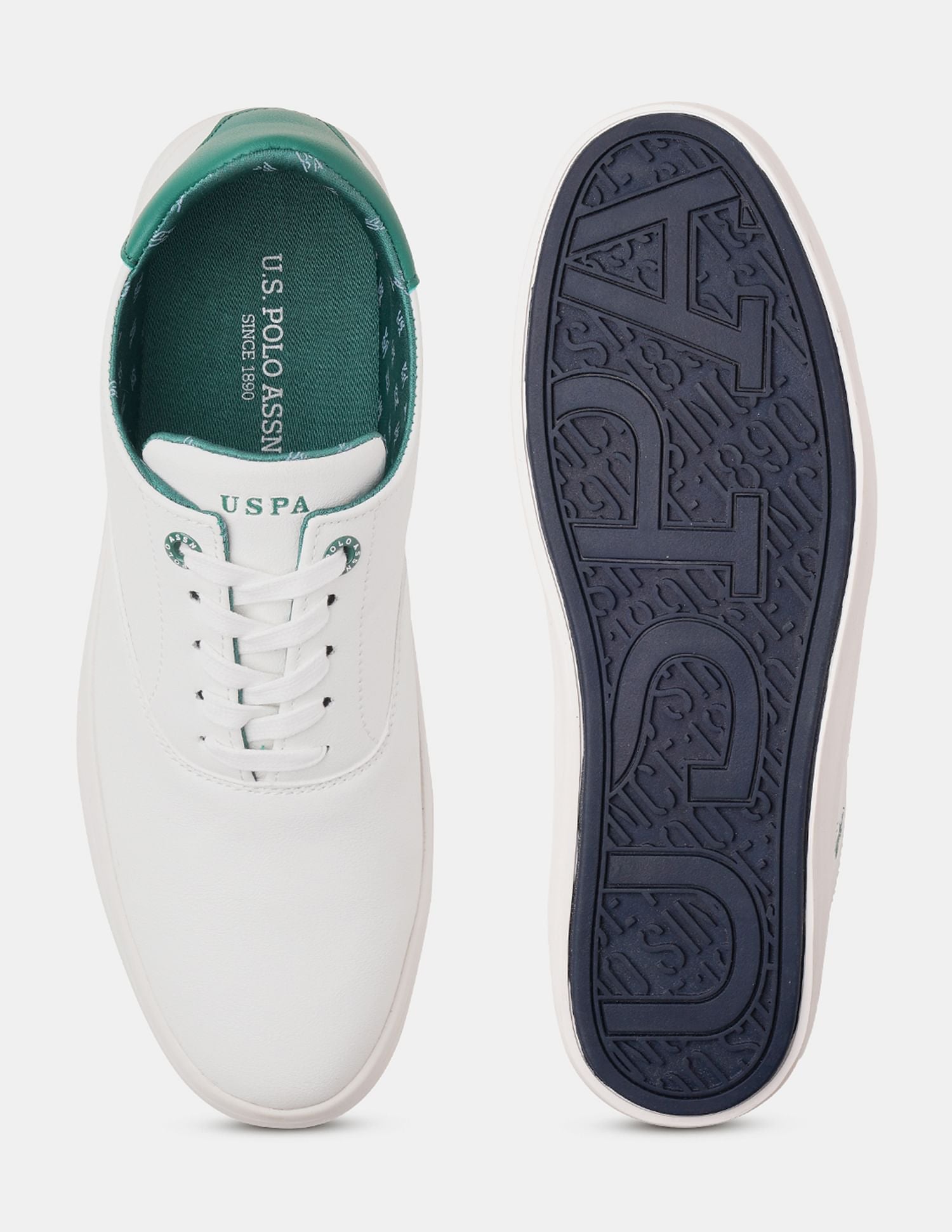 Men Erland 3.0 Colour Blocked Sneakers Off White - U.S. POLO ASSN. | Large