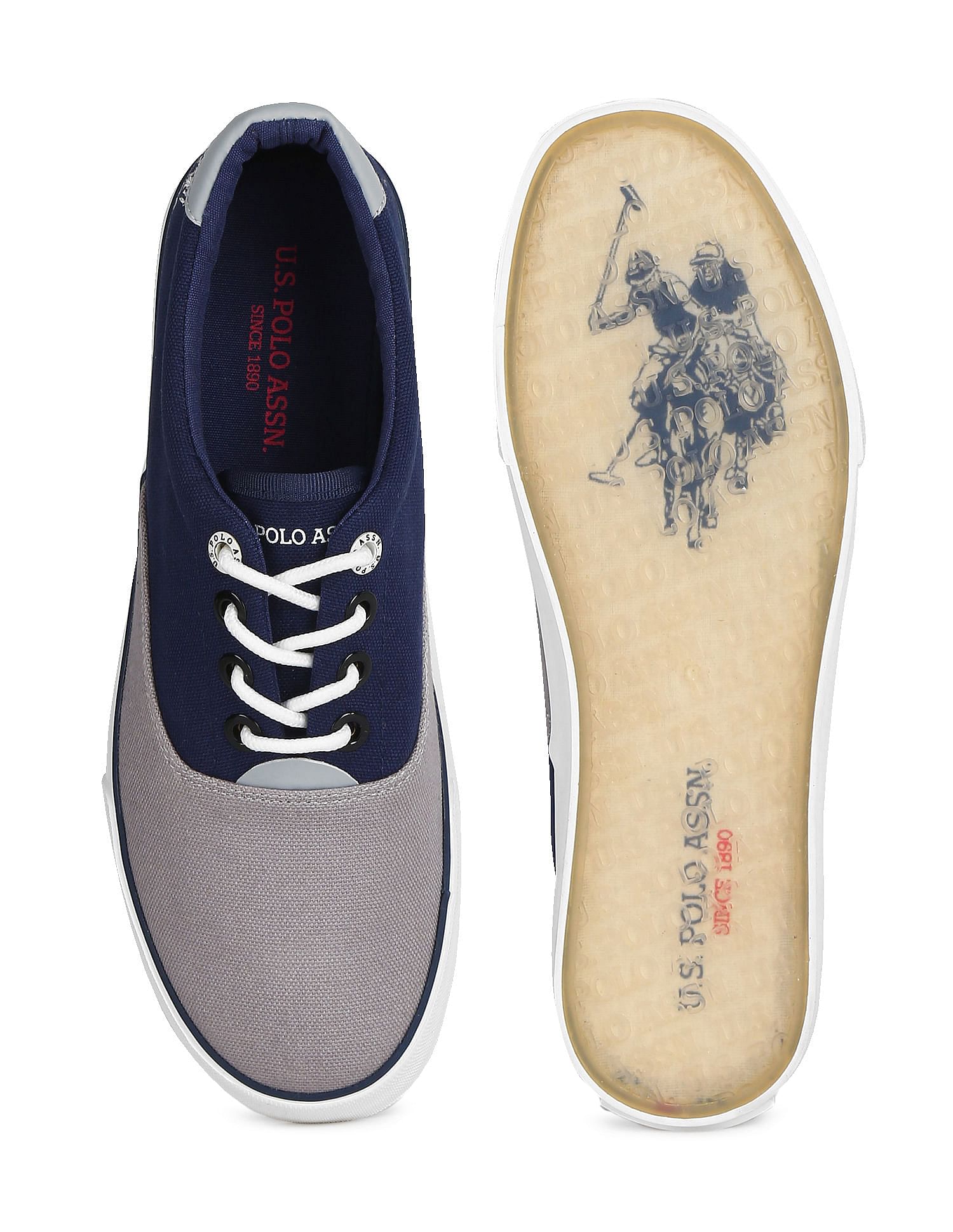 Canvas Lace Up Brentt 2.0 Sneakers Navy - U.S. Polo Assn. India | Large