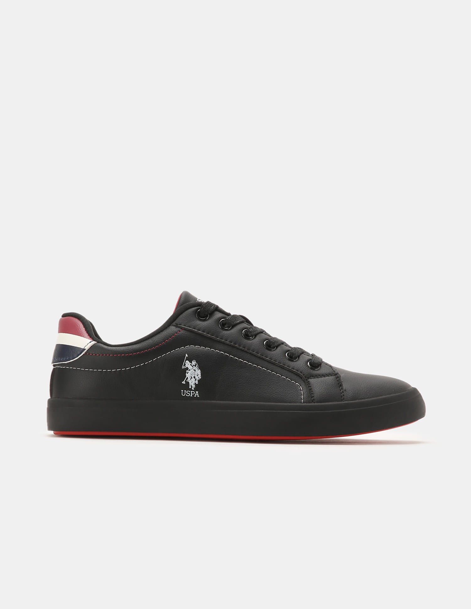 Men Solid Rojas 3.0 Sneakers Black - U.S. Polo Assn. India | Large