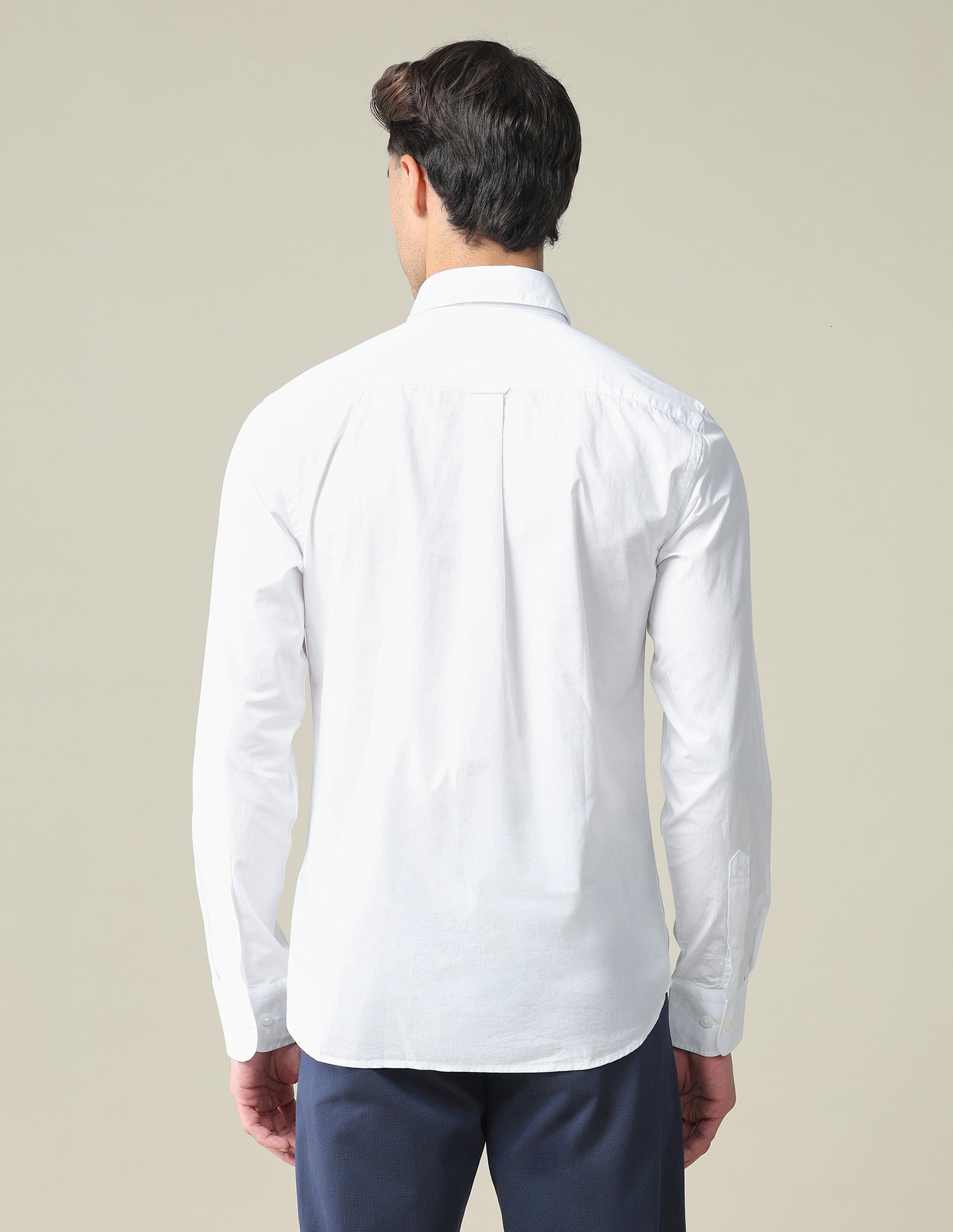 Engineered Stripe Cotton Casual Shirt White - U.S. POLO ASSN. | Large