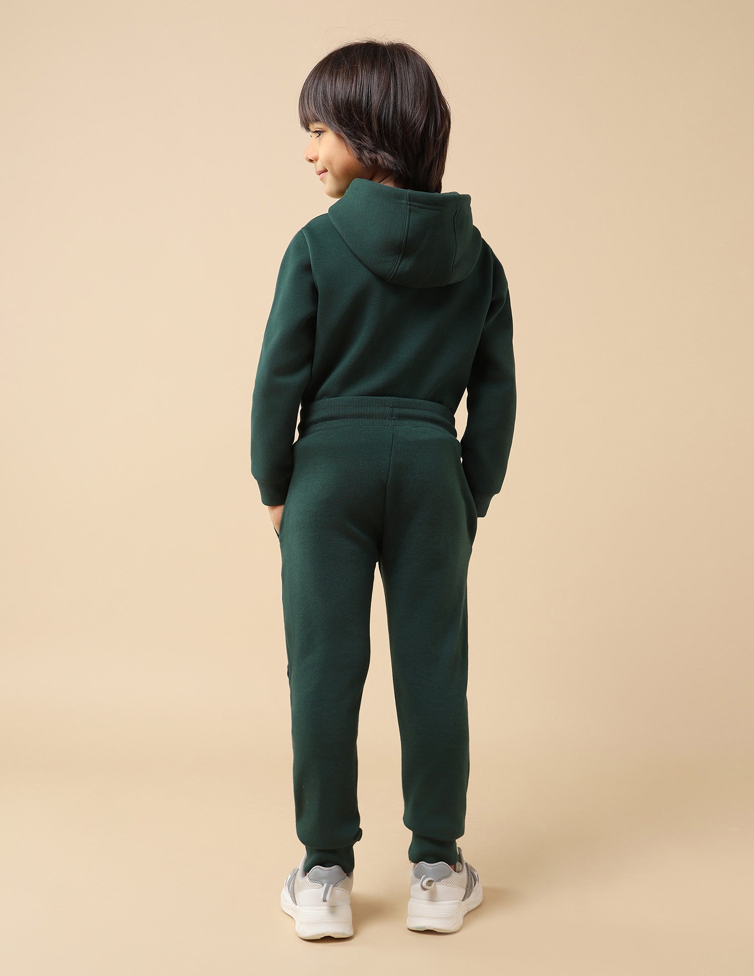 Boys Brand Appliqued Regular Fit Joggers Dark Green - U.S. POLO ASSN. | Large