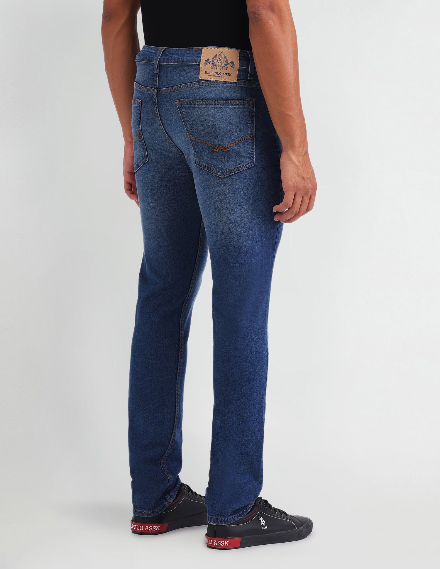 Regallo Skinny Fit Blue Jeans Blue - U.S. Polo Assn. India | Large