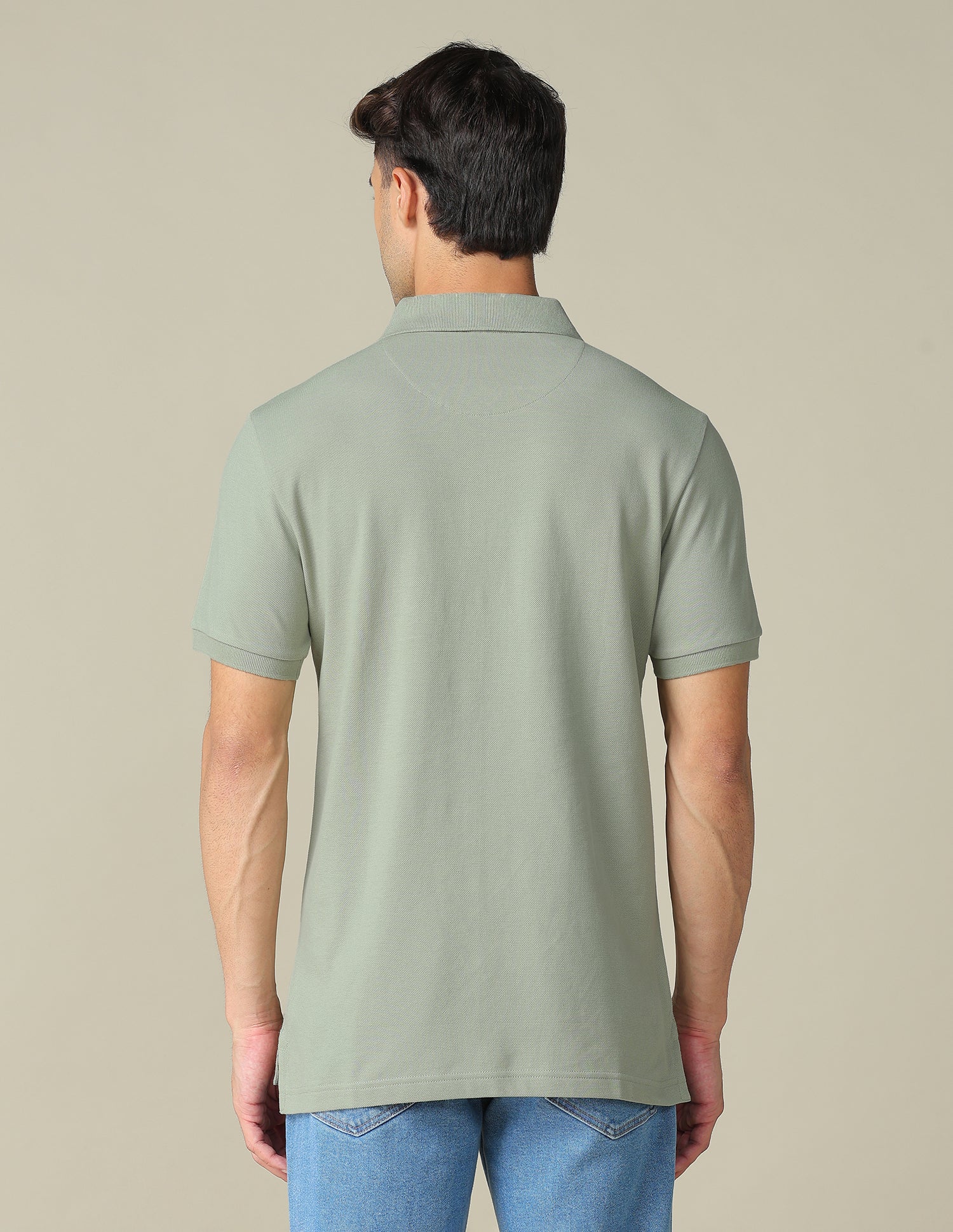 Brand Embroidered Regular Fit Polo Shirt Light Olive - U.S. POLO ASSN. | Large