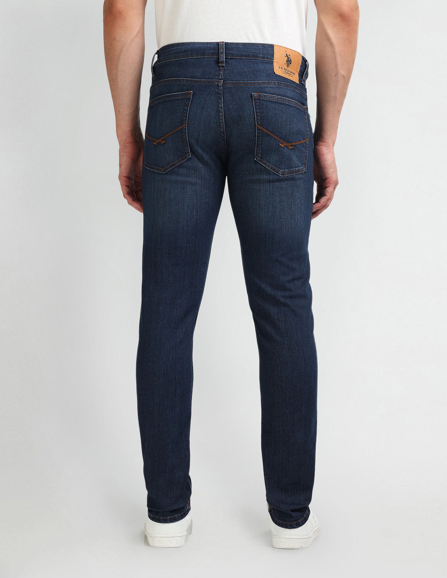 Brandon Slim Tapered Blue Jeans Blue - U.S. Polo Assn. India | Large
