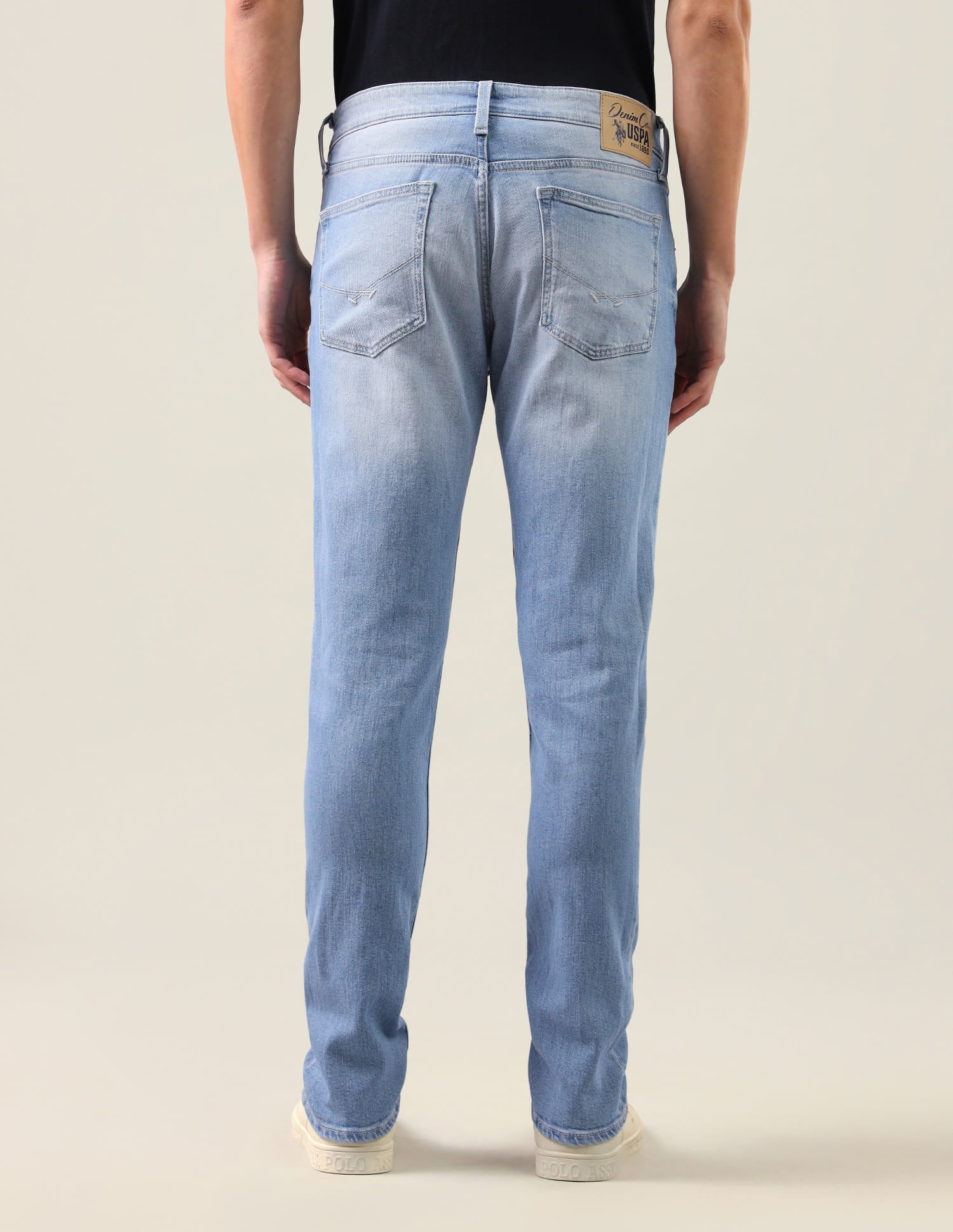 Brandon Slim-Tapered Fit Blue Jeans Blue - U.S. Polo Assn. India | Large