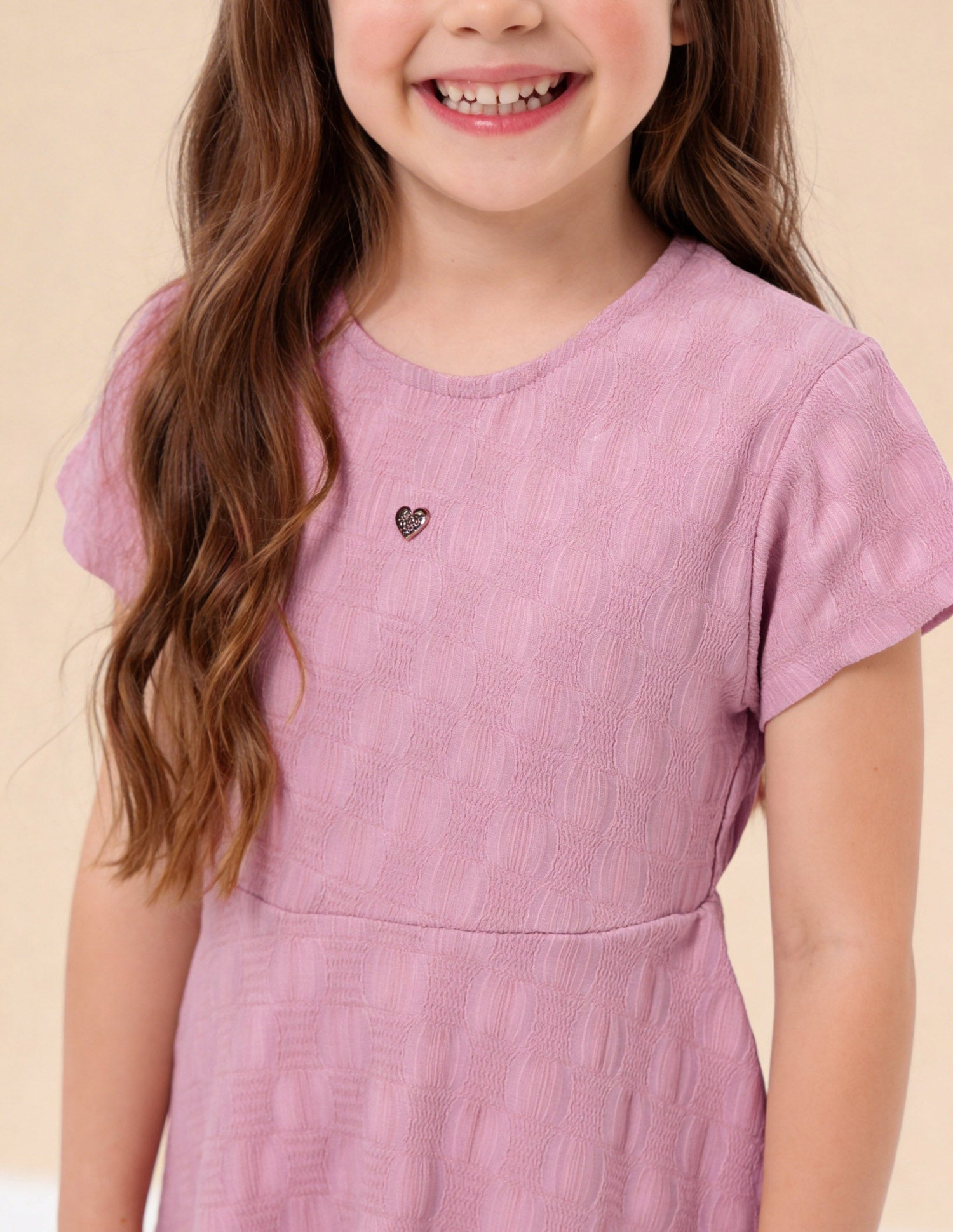 Textured Fit And Flare Dress Pink - U.S. Polo Assn. India | Large