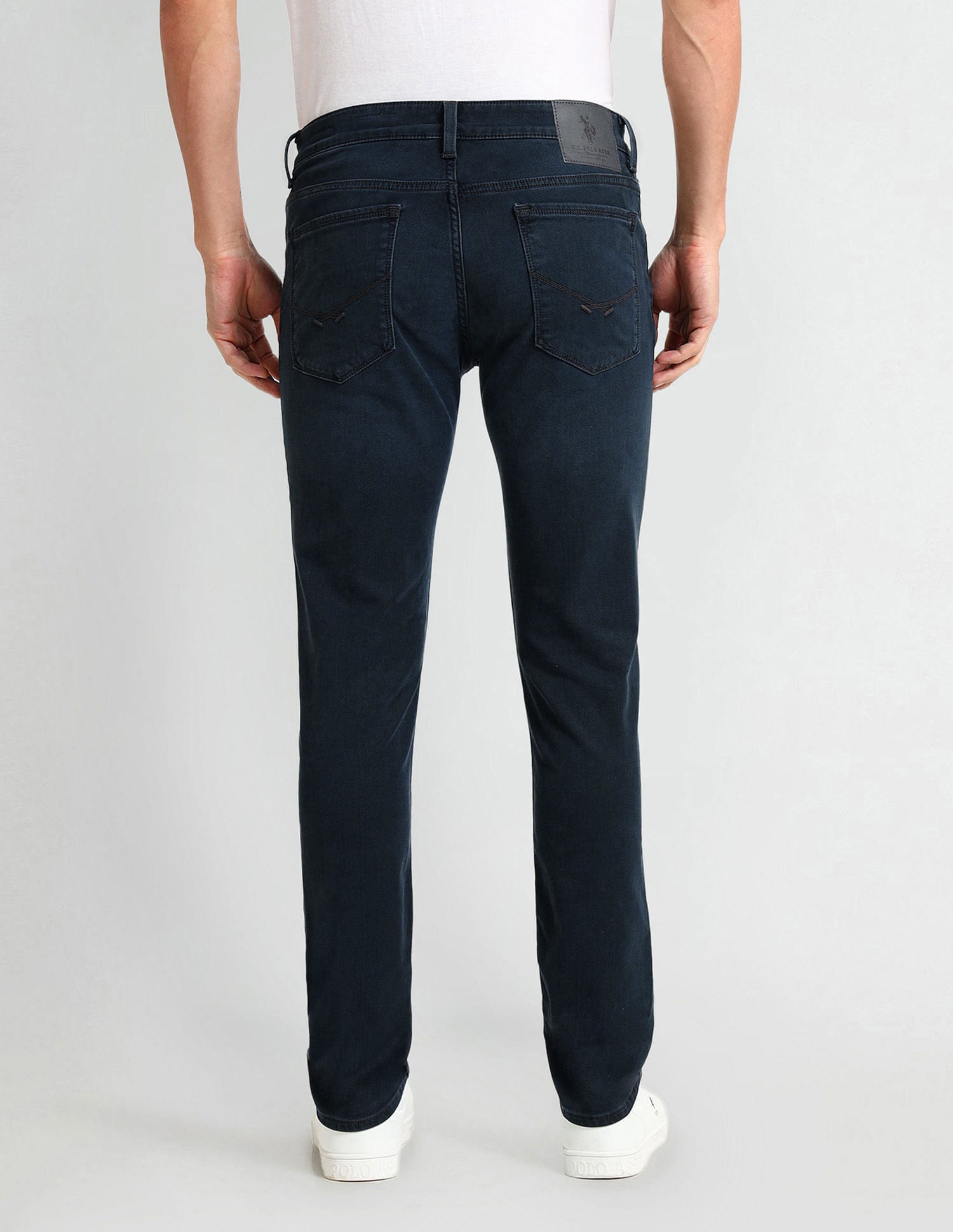 Slim Tapered Fit Blue Jeans Dark-Blue - U.S. POLO ASSN. | Large