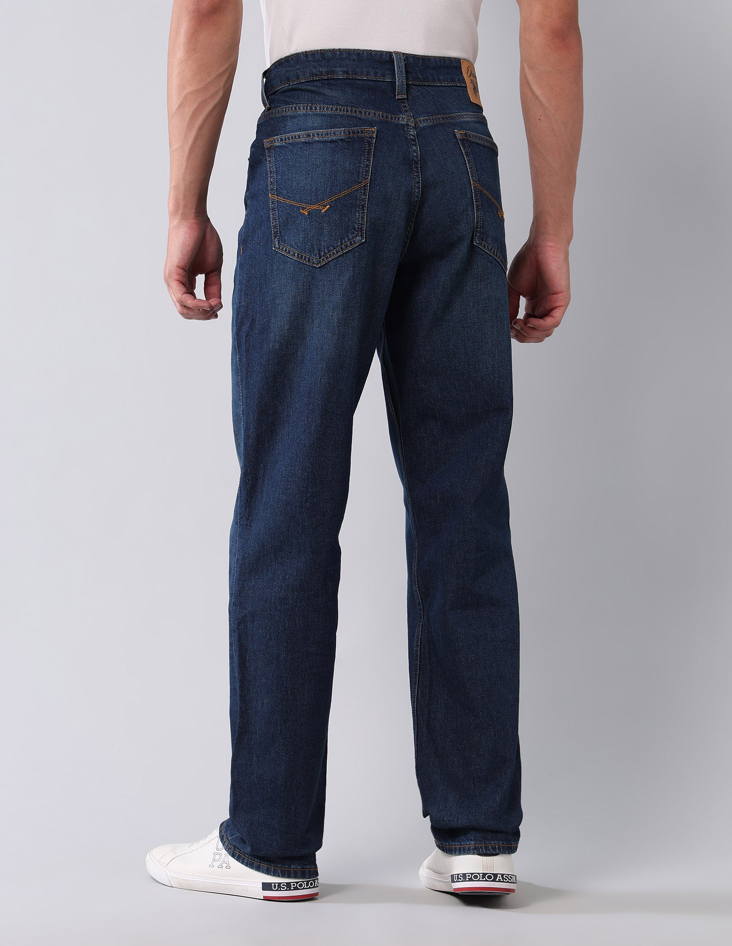Shawn Relaxed Fit Vintage Jeans Dark Wash - U.S. Polo Assn. India | Large