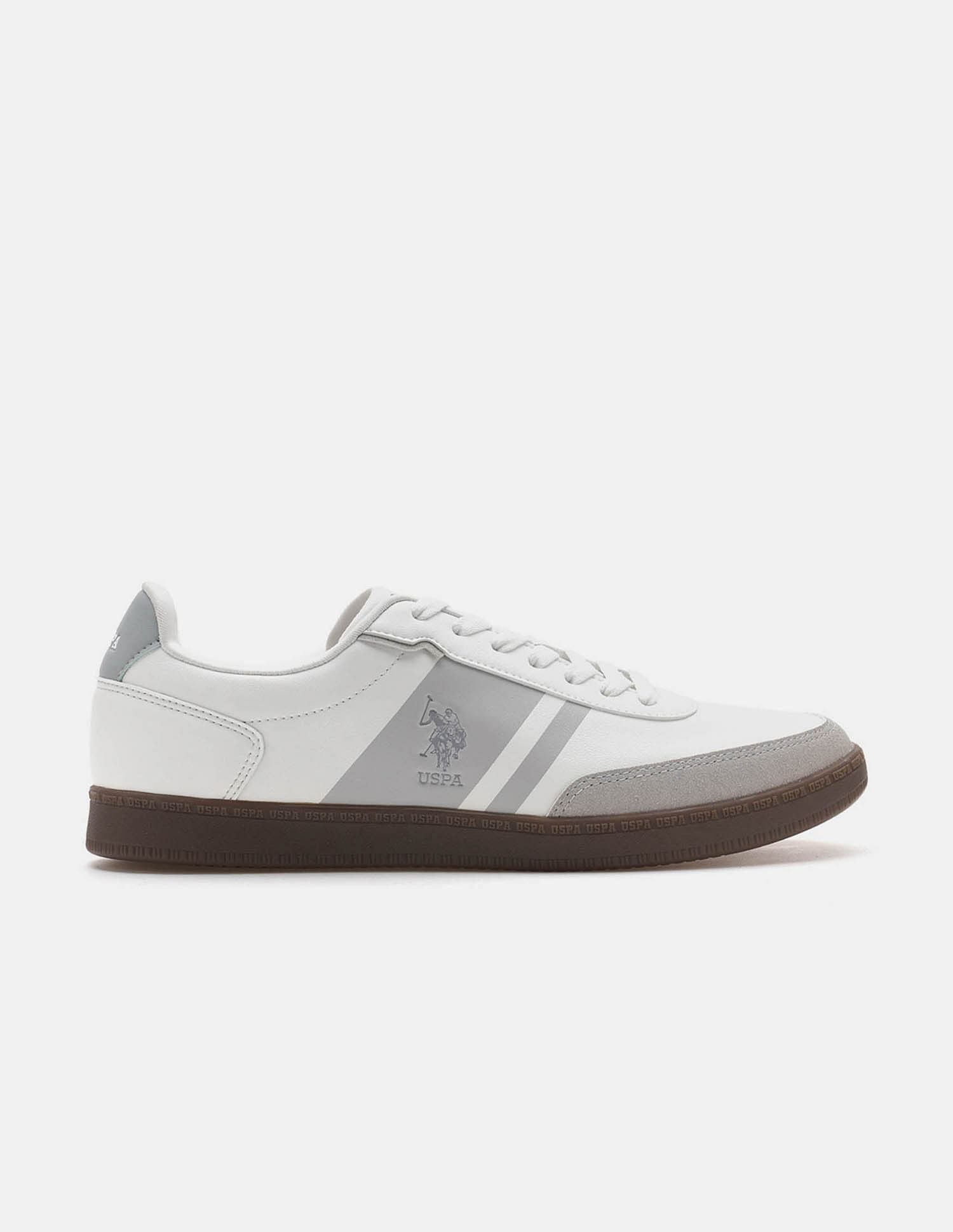 Men Hilton Colour Blocked Sneakers White - U.S. POLO ASSN. | Large