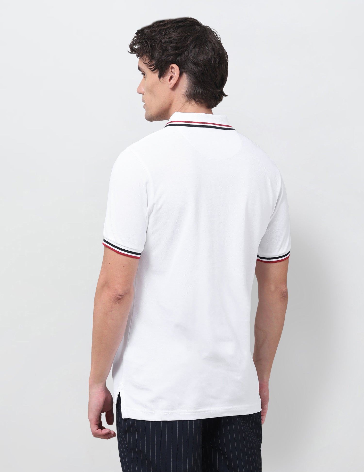 Solid Regular Fit Polo Shirt White - U.S. Polo Assn. India | Large