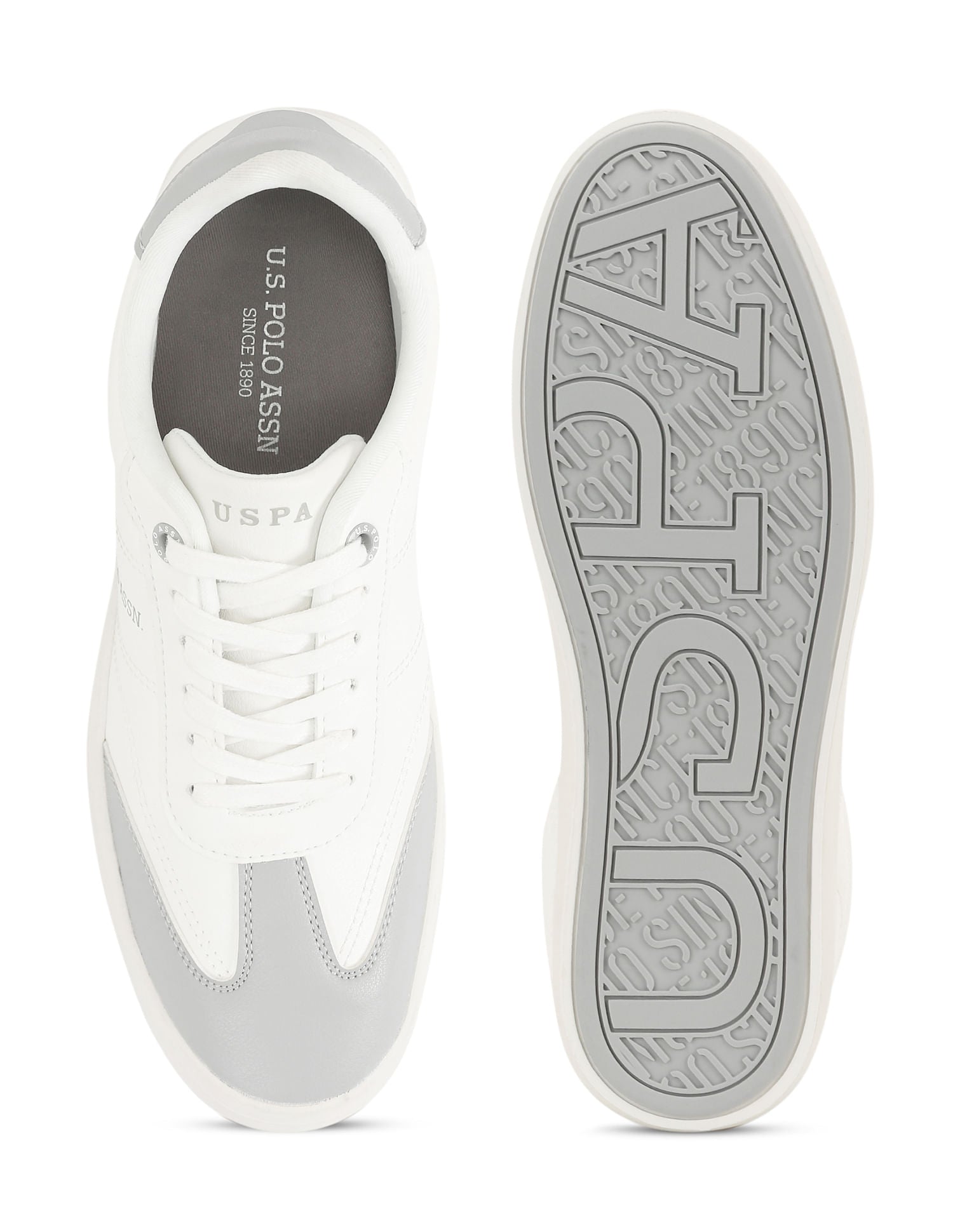 Men Colour Blocked Gian 2.0 Sneakers Grey - U.S. POLO ASSN. | Large