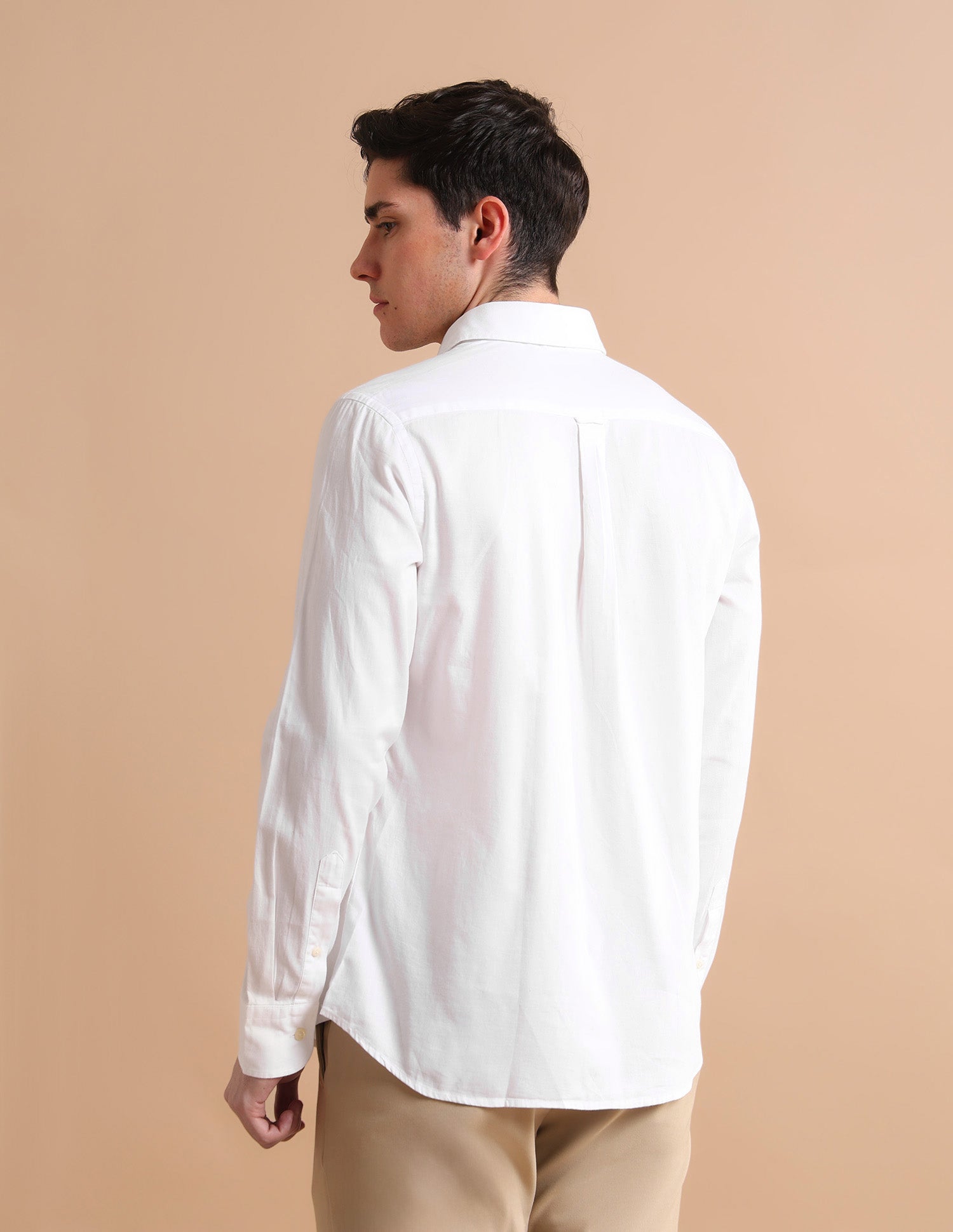 Cotton Dobby Formal Shirt White - U.S. POLO ASSN. | Large