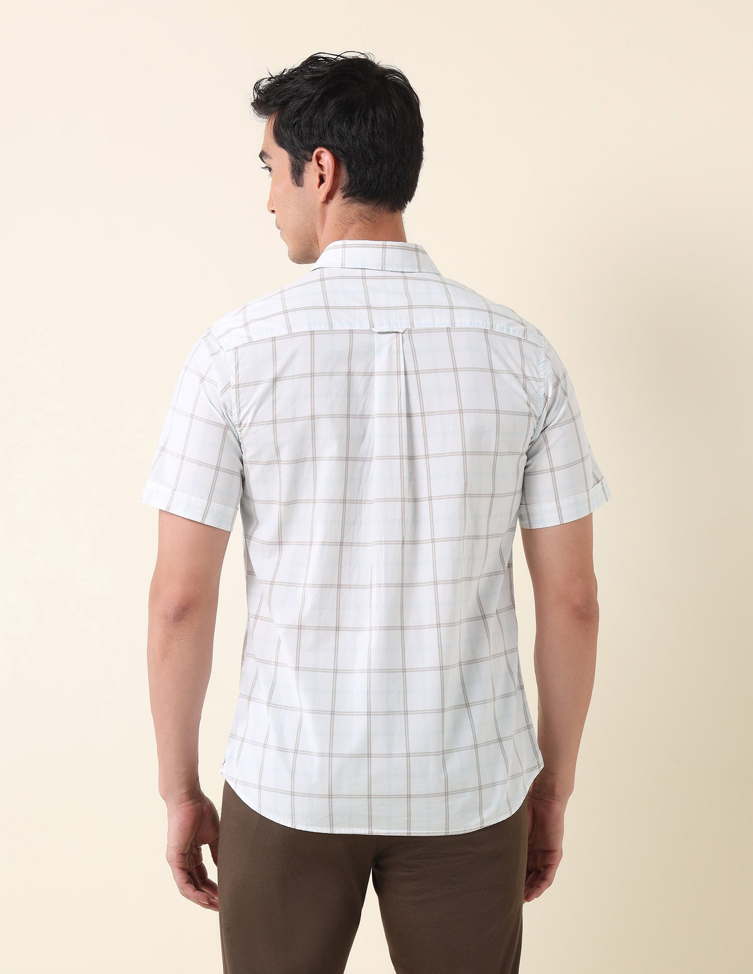 Pure Cotton Tailored Fit Shirt White - U.S. Polo Assn. India | Large
