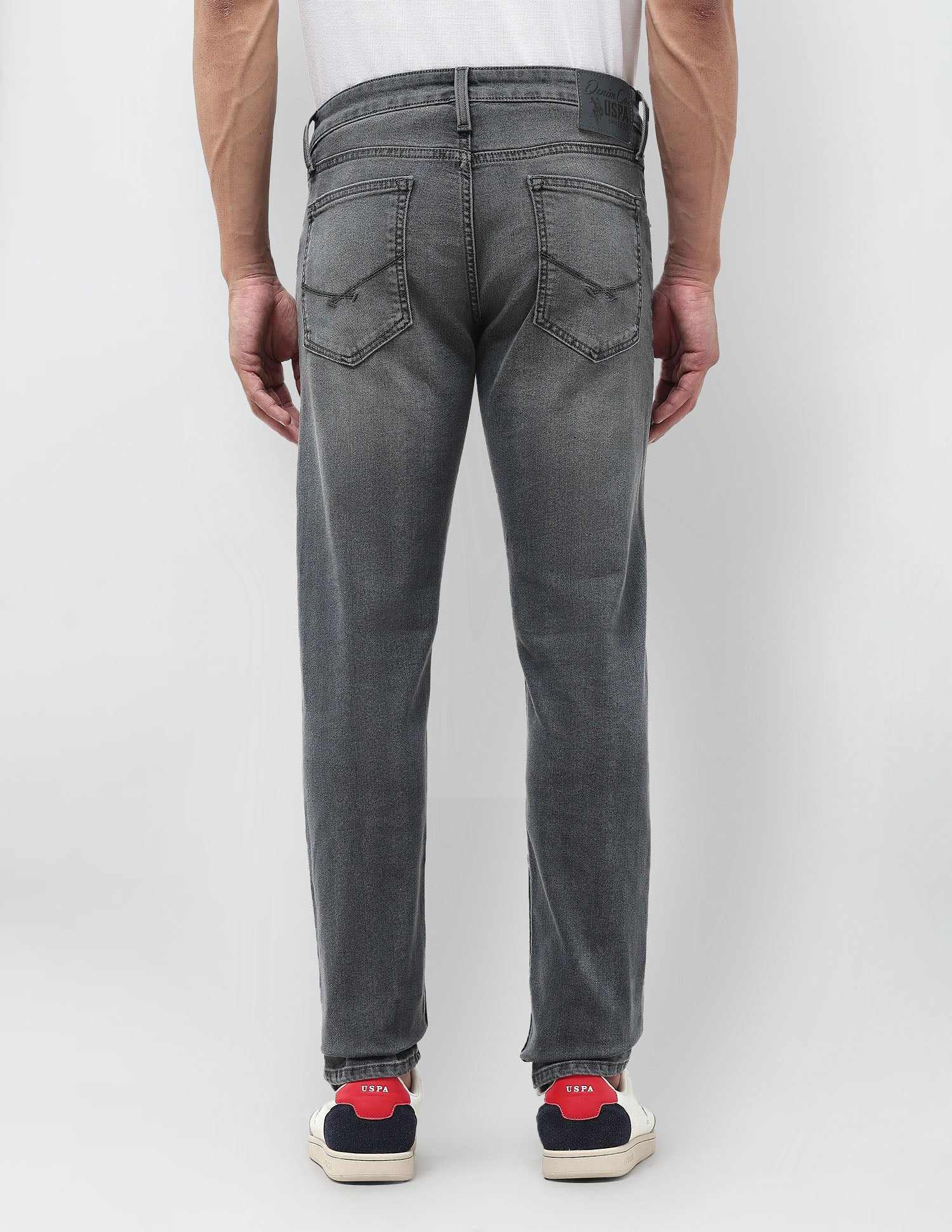 Regallo Skinny Fit Black Jeans Black - U.S. POLO ASSN. | Large