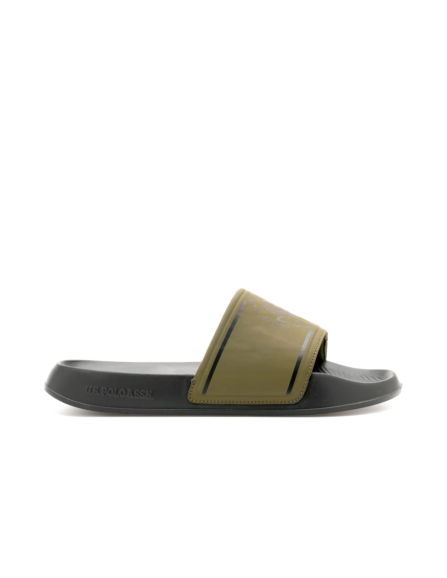 Men Zane 5.0 Open Toe Flat Sandals Green - U.S. Polo Assn. India | Large
