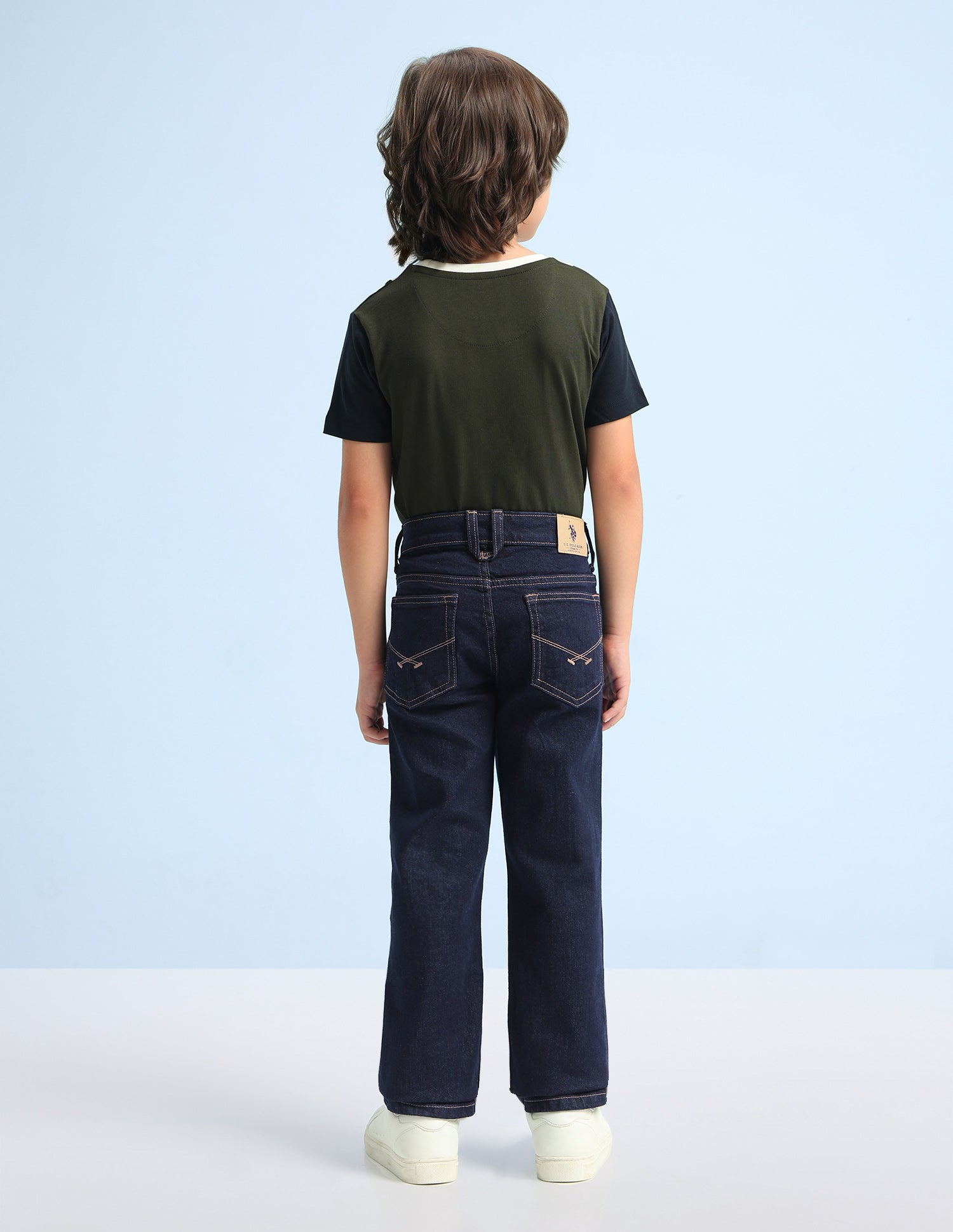 Mid Rise Slim Fit Jeans Dark Indigo - U.S. Polo Assn. India | Large