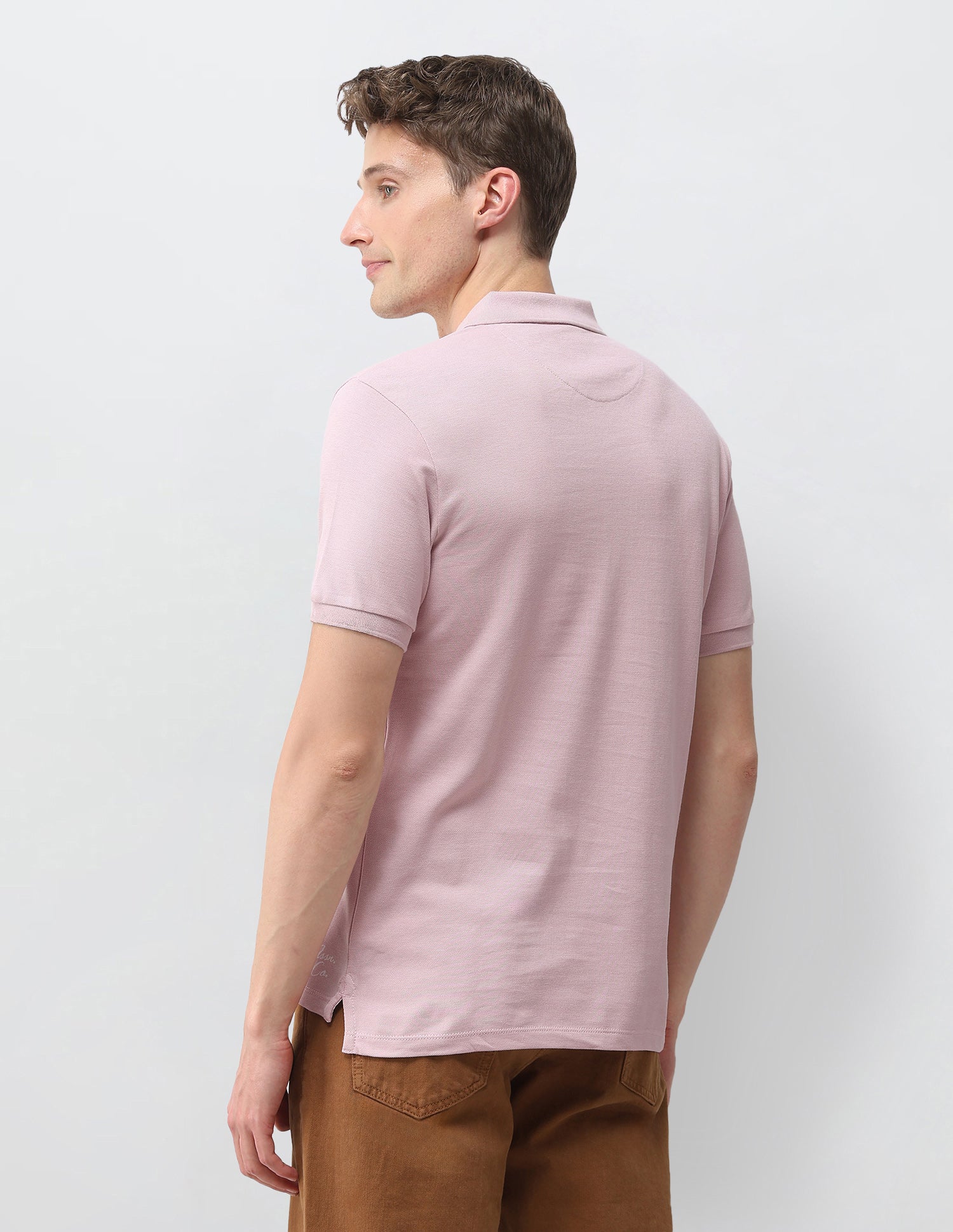 Graphic Printed Muscle Fit Polo Shirt Dark Pink - U.S. Polo Assn. India | Large