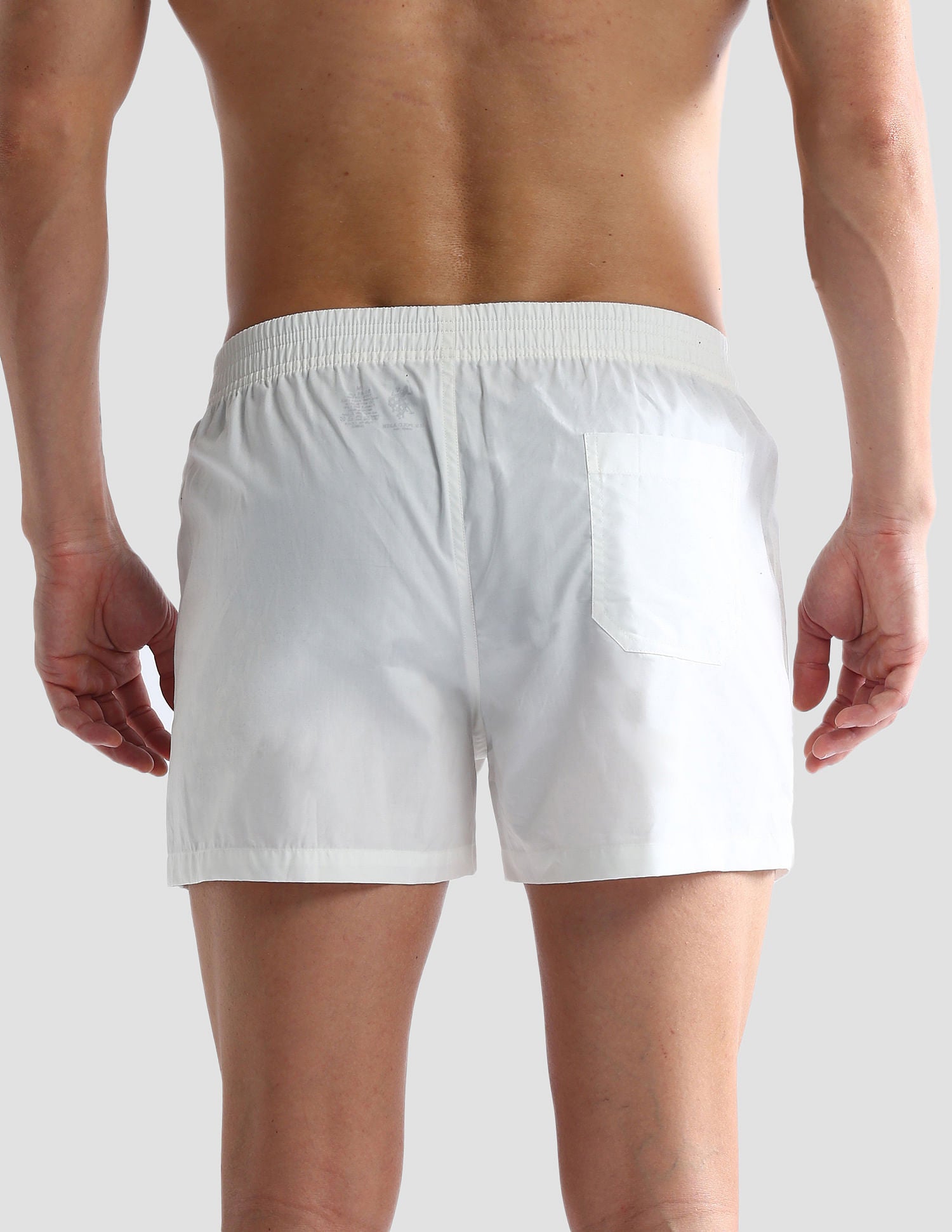 Pure Cotton Solid OEX03 Boxers - Pack Of 1 Ivory - U.S. POLO ASSN. | Large
