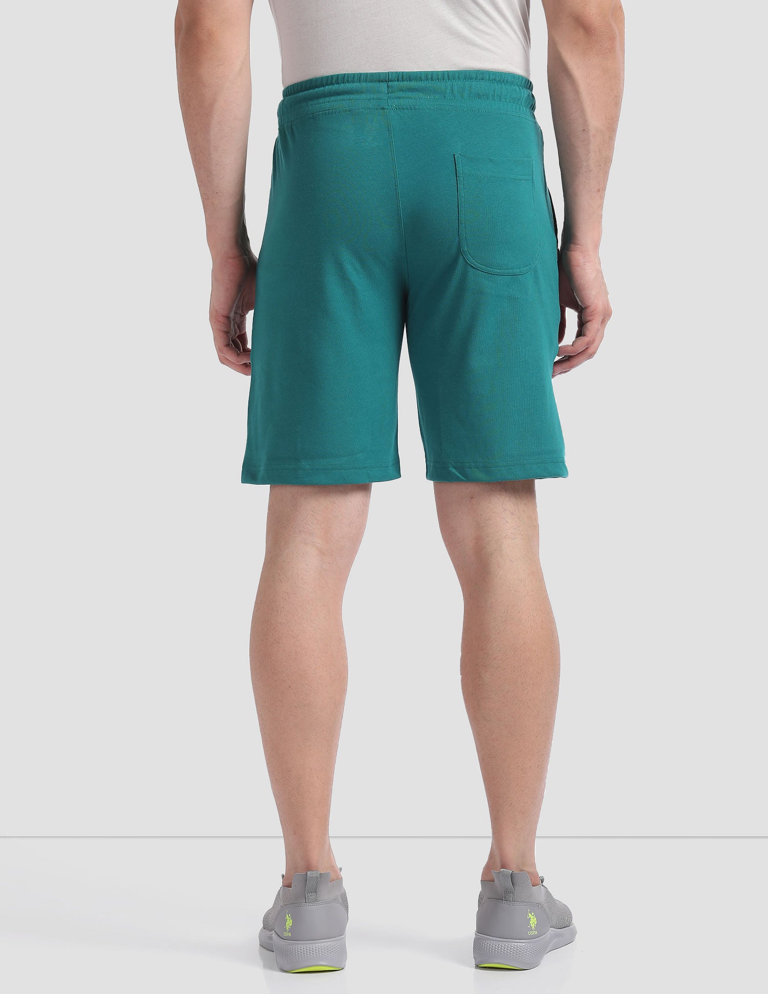 Solid Active AS001 Lounge Shorts - Pack Of 1 Teal Green - U.S. POLO ASSN. | Large