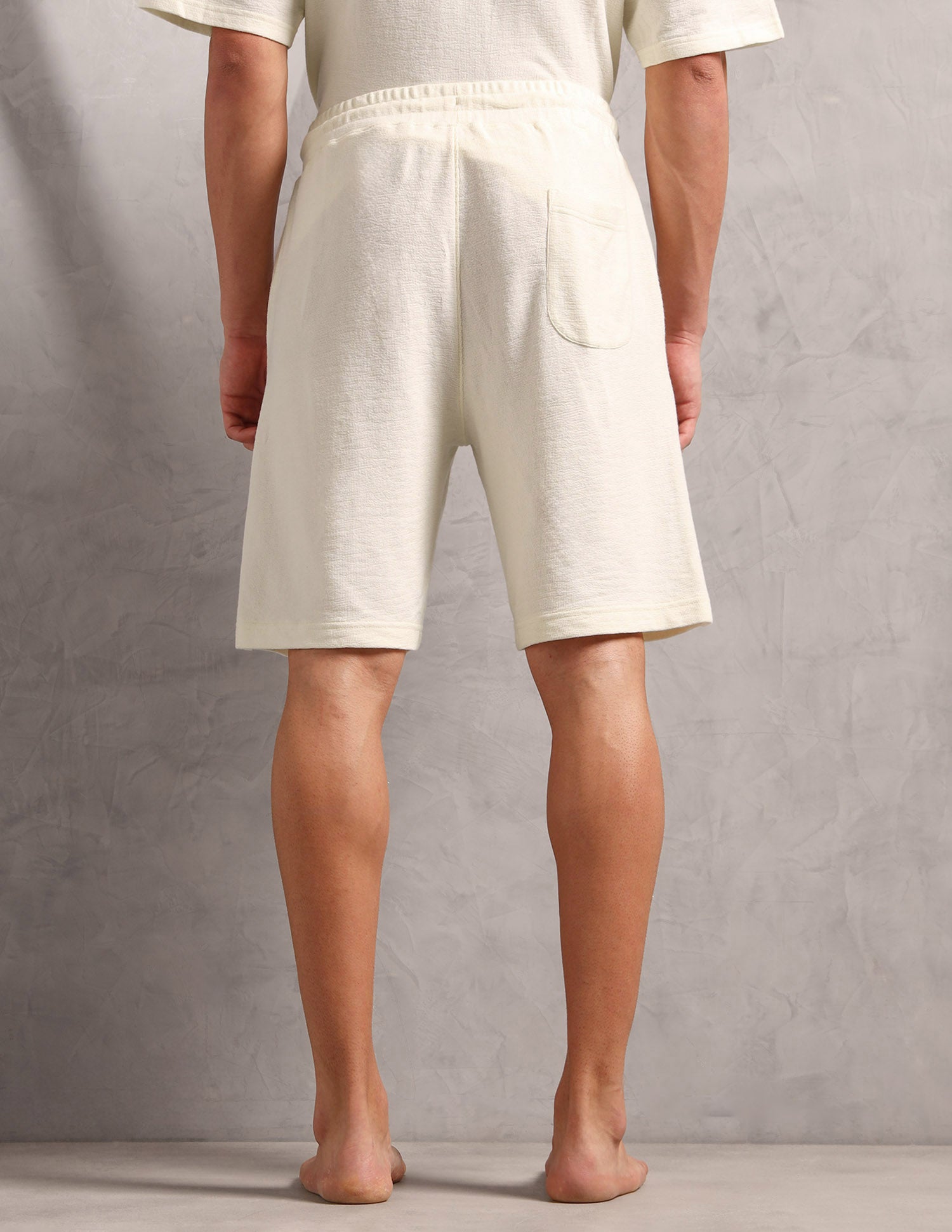 Breathable Regular Fit PS002 Lounge Shorts - Pack Of 1 Vanilla Ice - U.S. POLO ASSN. | Large