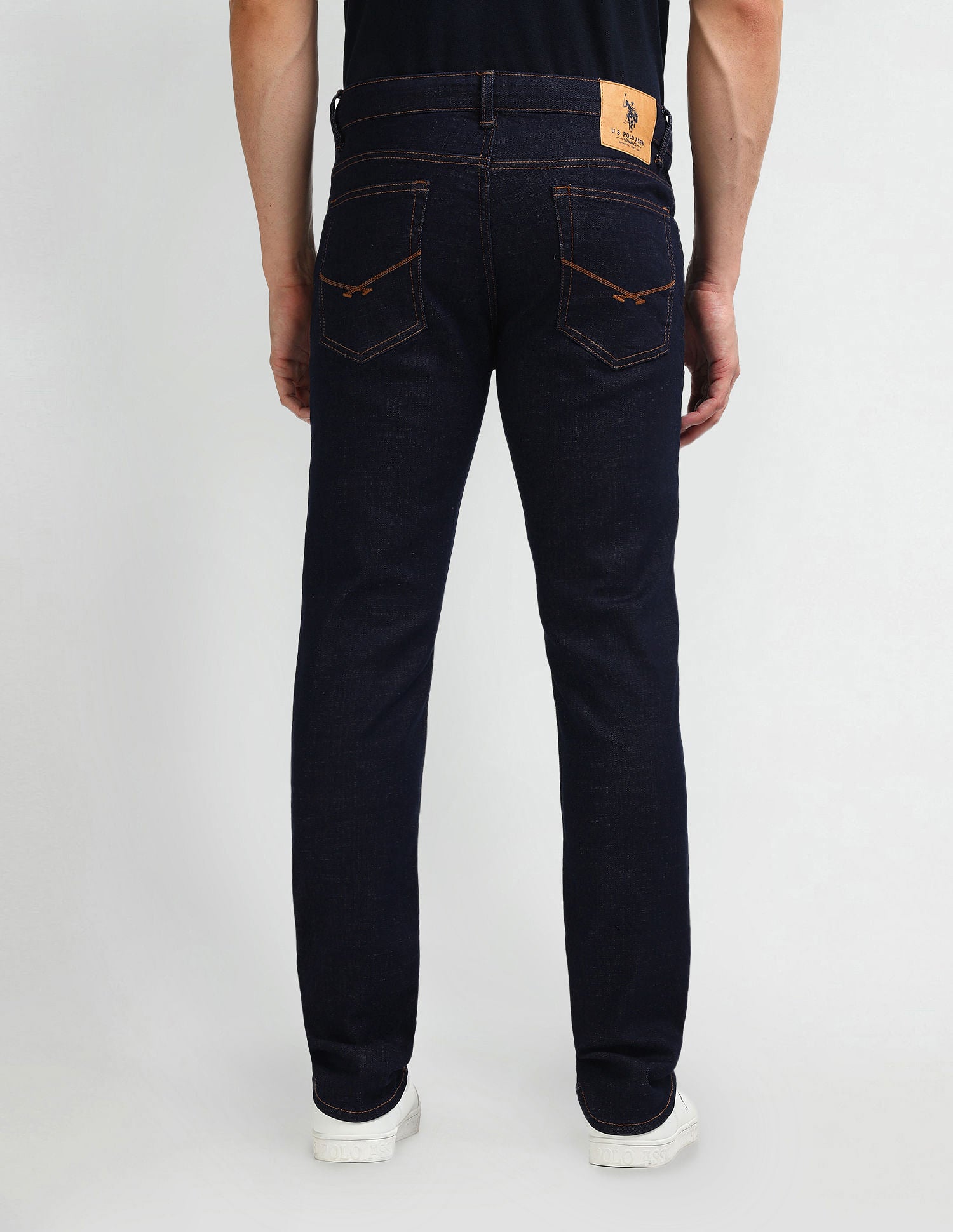 Brandon Slim Tapered Blue Jeans Blue - U.S. Polo Assn. India | Large