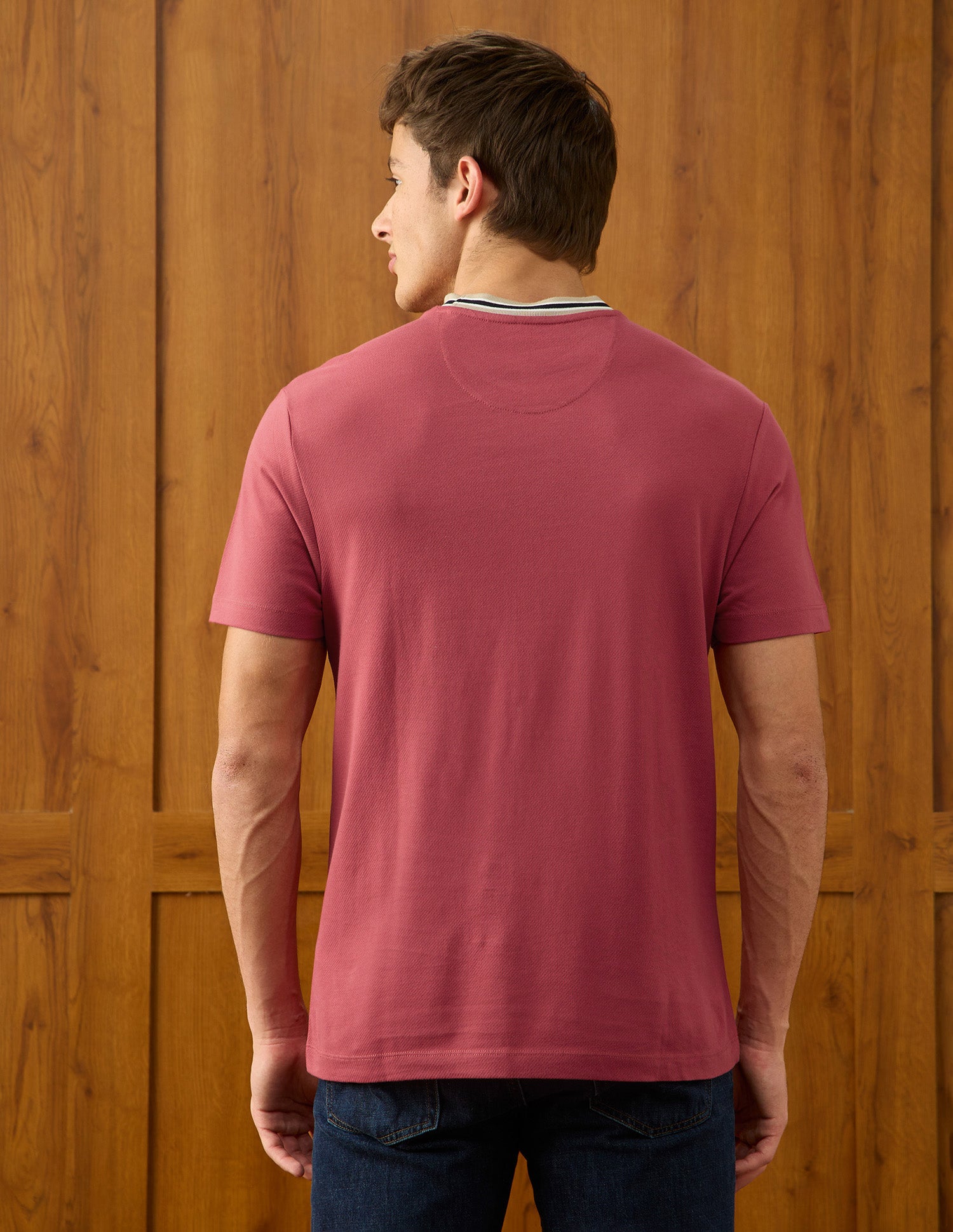 Solid Relaxed Fit T-Shirt Pink - U.S. Polo Assn. India | Large