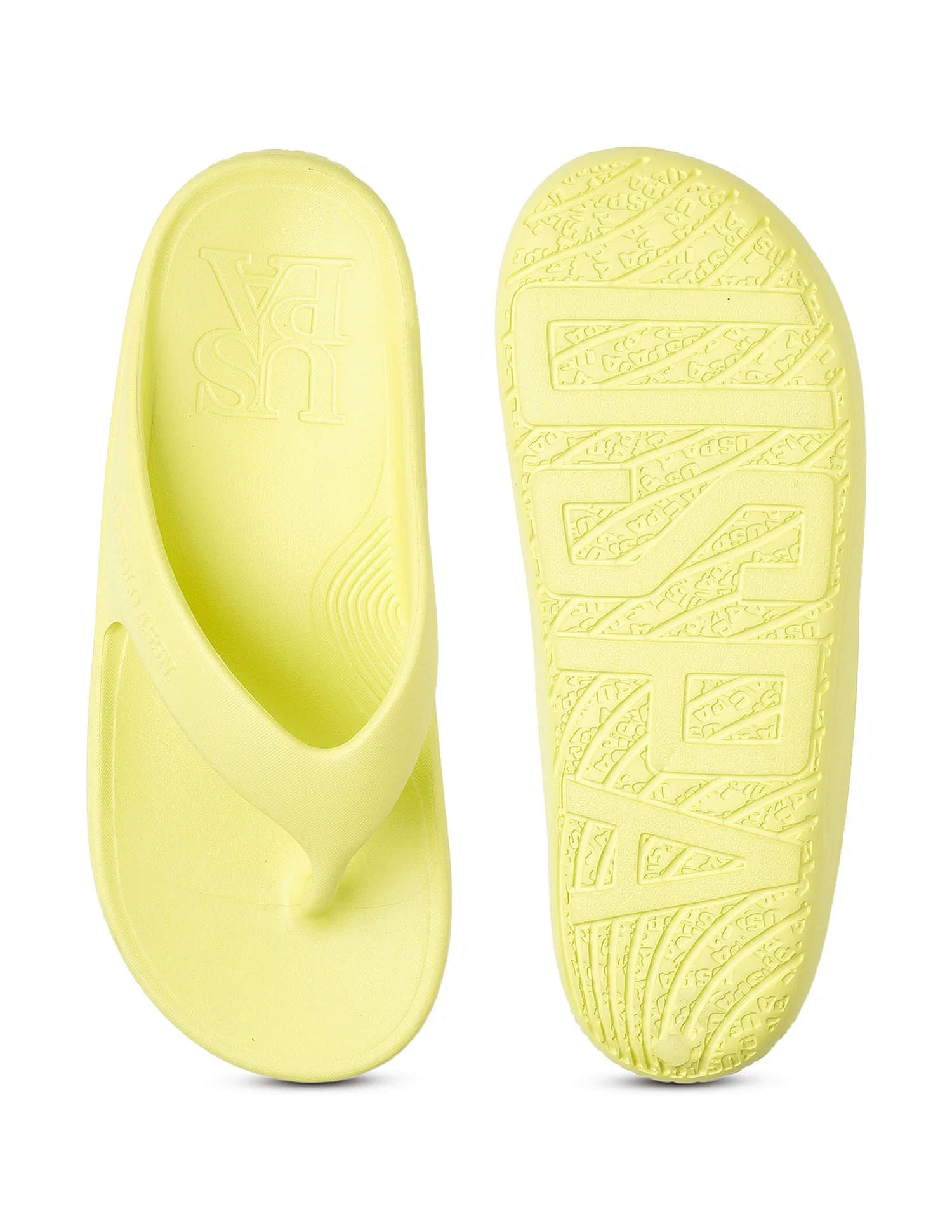 Men Axel 2.0 Yellow Foam Walk Flip Flop Yellow - U.S. POLO ASSN. | Large