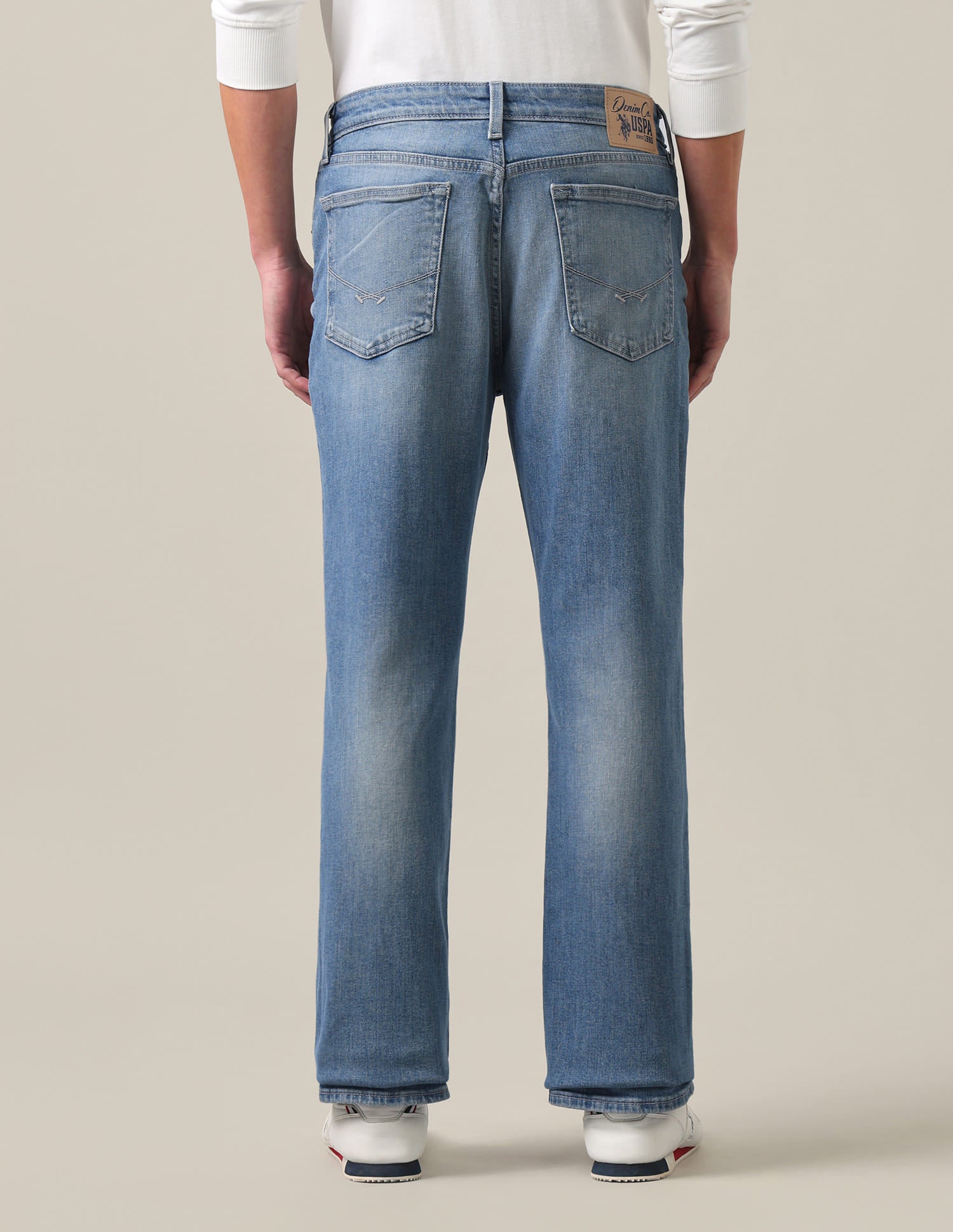 Connor Bootcut Fit Jeans Tinted Blue - U.S. Polo Assn. India | Large