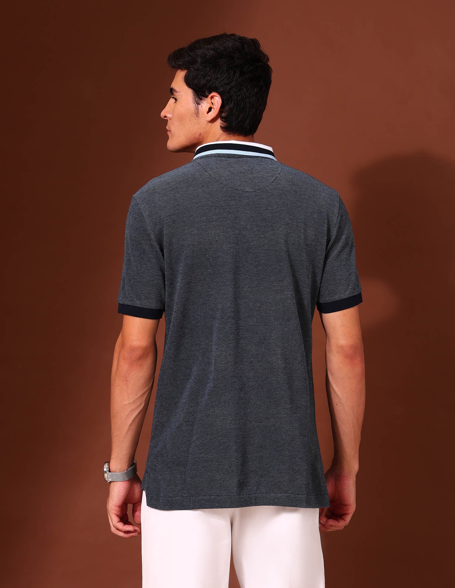 Slim Fit Work and Wander Polo Shirt Navy - U.S. Polo Assn. India | Large