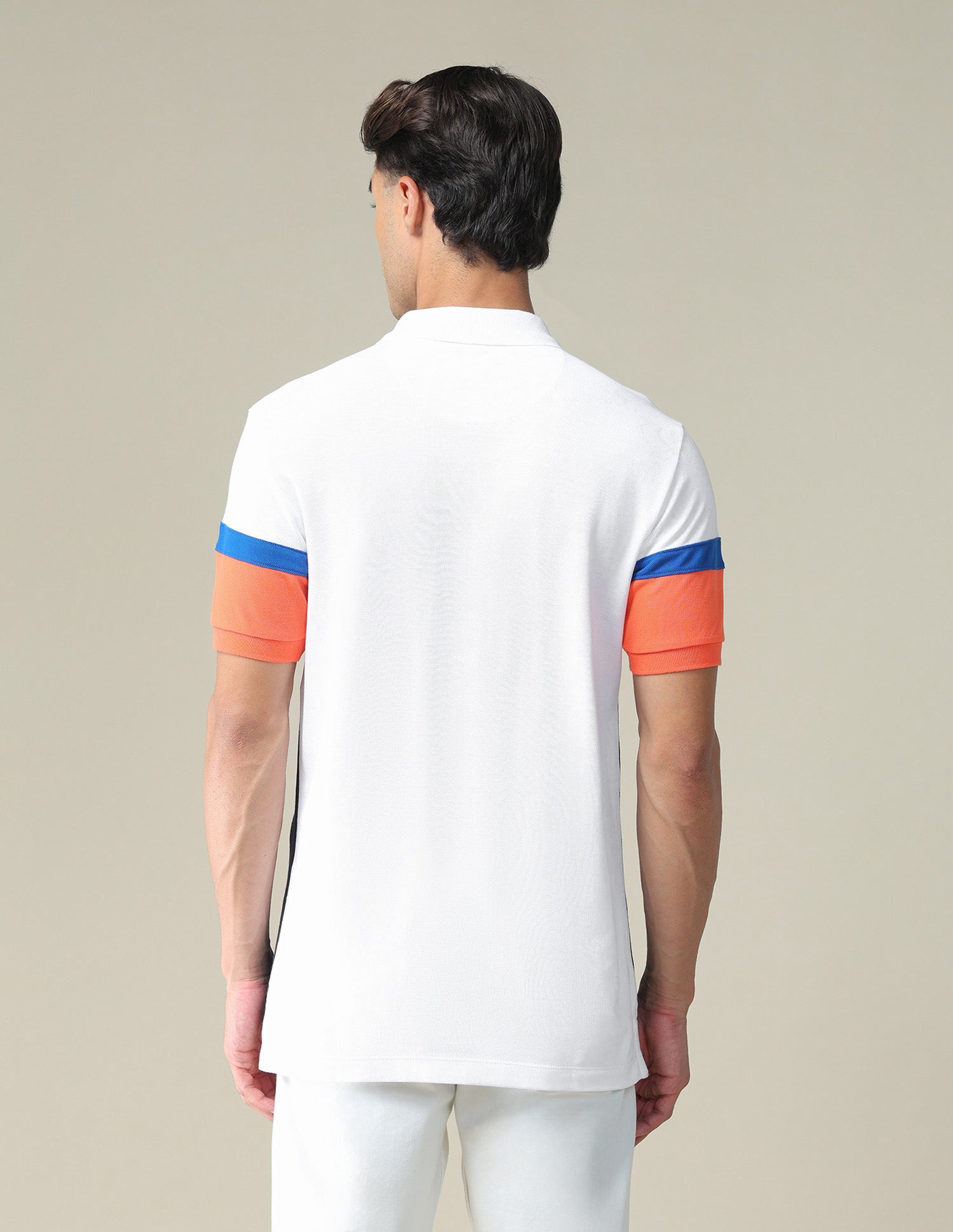 Colour Block Polo Shirt White - U.S. POLO ASSN. | Large