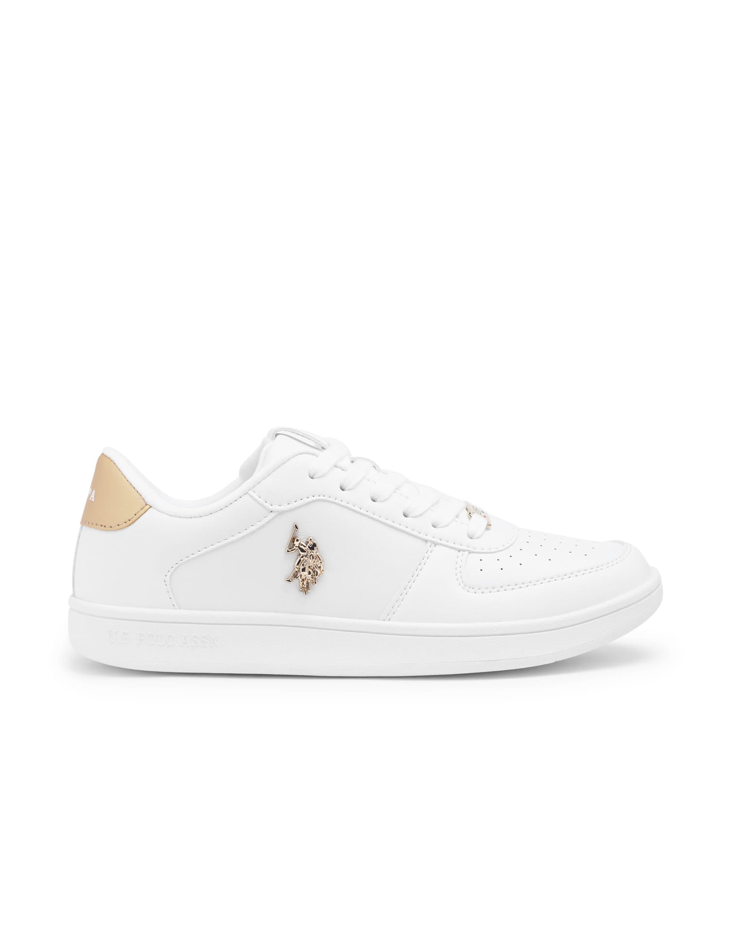 Solid Nyra Sneakers White - U.S. Polo Assn. India | Large