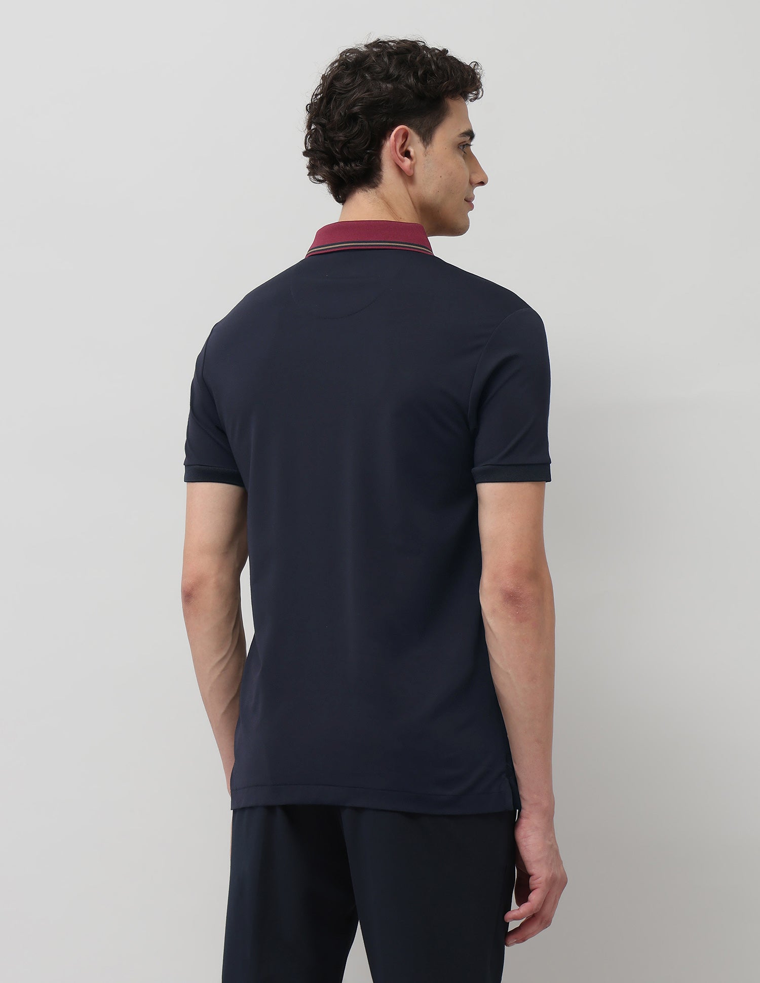 Regular Fit Solid Polo Shirt Navy - U.S. POLO ASSN. | Large