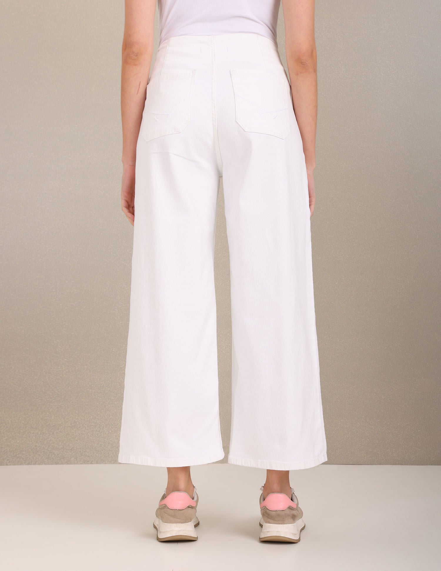 High Rise Culotte Jeans White - U.S. Polo Assn. India | Large