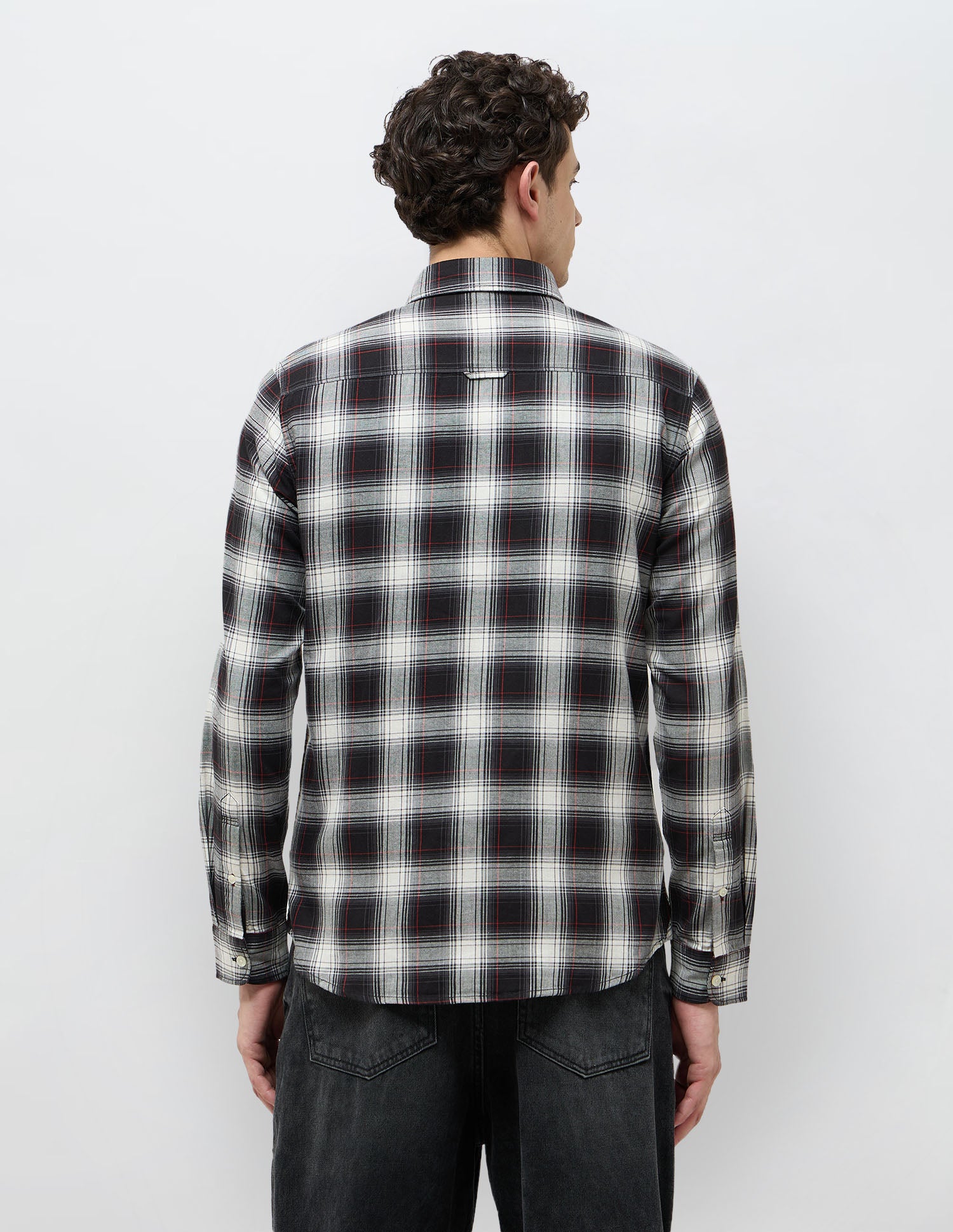 Tartan Checked Regular Fit Shirt Black - U.S. POLO ASSN. | Large