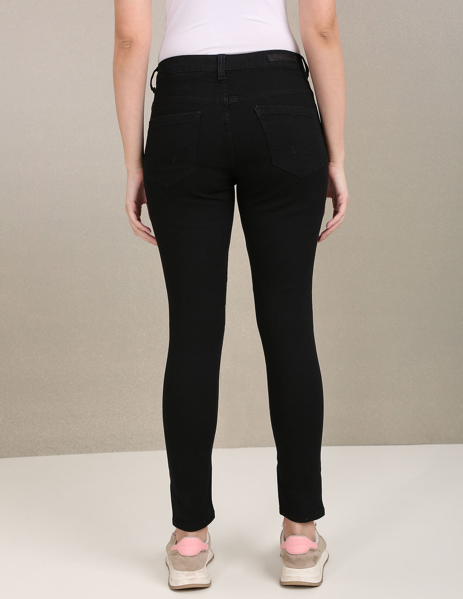 High Rise Super Skinny Fit Jeans Black - U.S. Polo Assn. India | Large