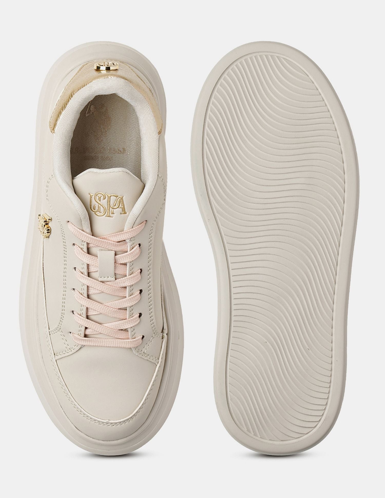 Women Eleanor 3.0 Low Top Sneakers Nude - U.S. Polo Assn. India | Large
