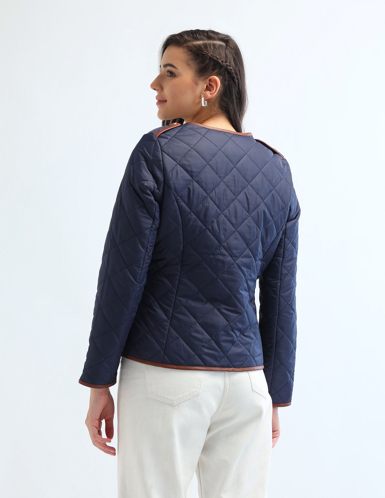 Longline Puffer Jacket Denim - U.S. POLO ASSN. | Large