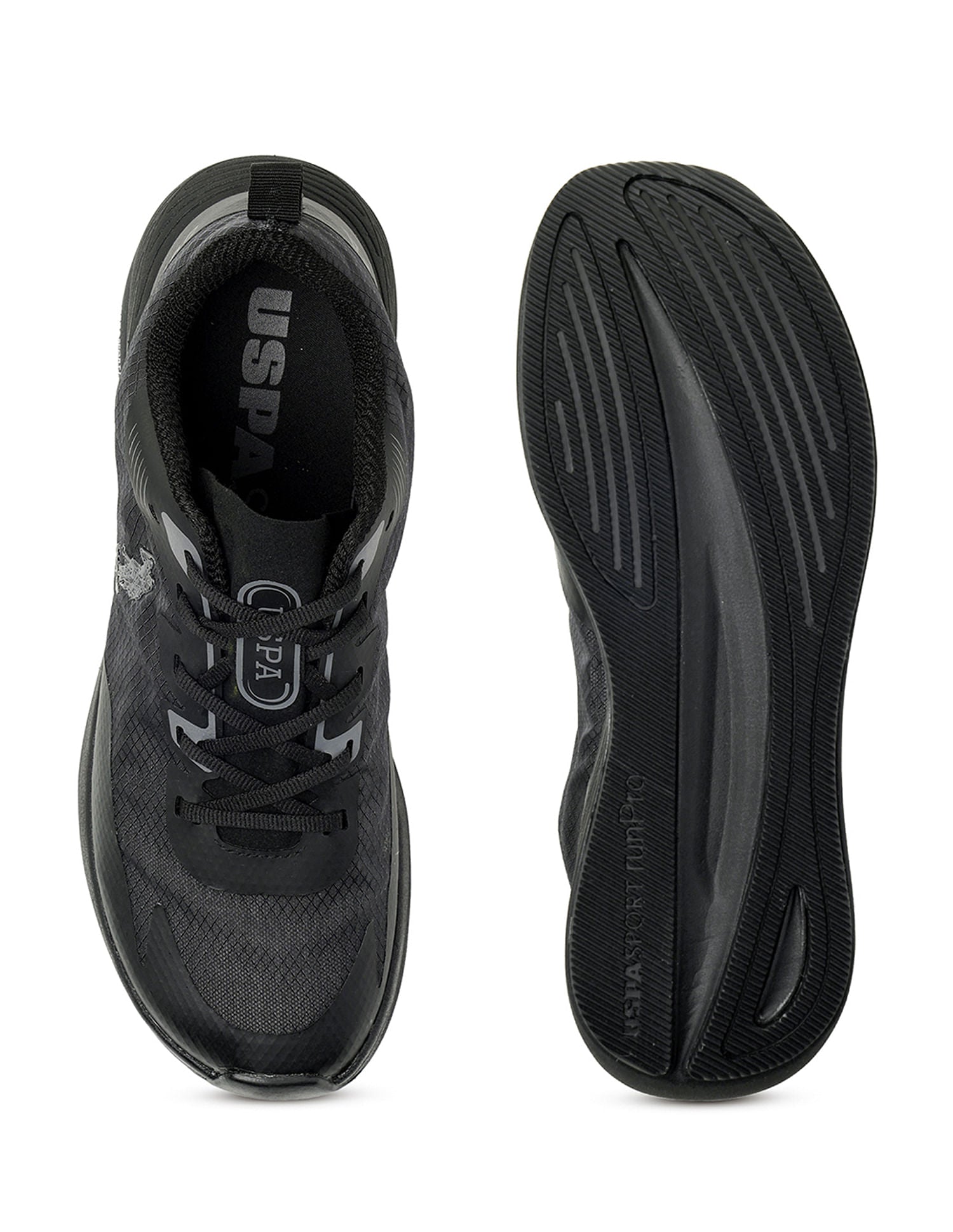 Men Severin Black Uspa Sport  Runpro Running Shoes Black - U.S. POLO ASSN. | Large