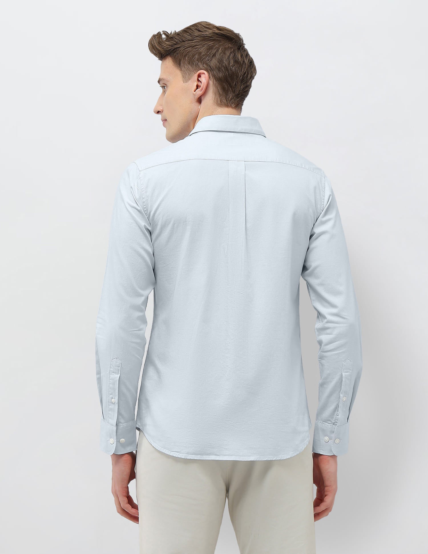 Casa De Campo Regular Fit Shirt Light Blue - U.S. Polo Assn. India | Large