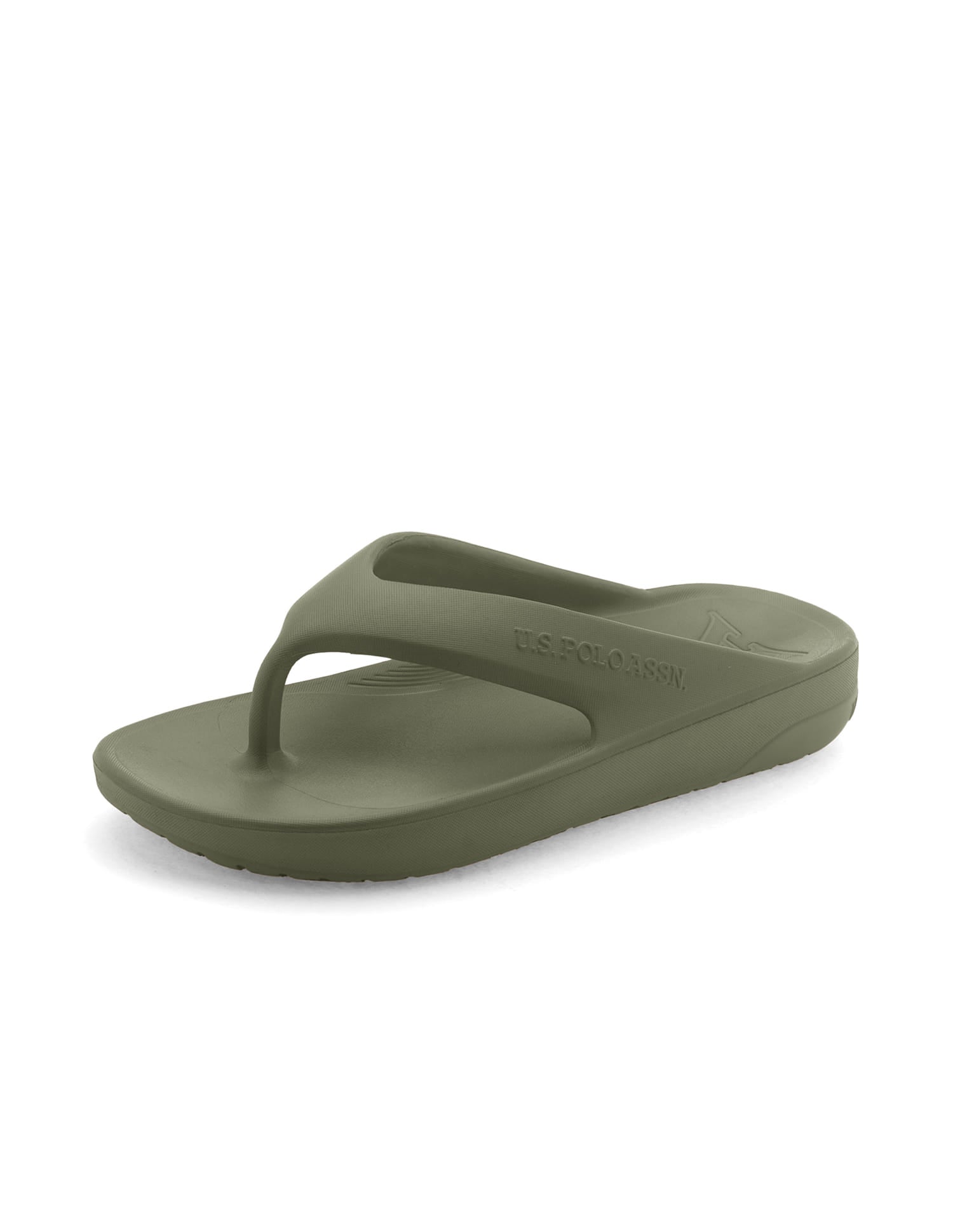Men Axel 2.0 Dk. Green Foam Walk Flip Flop Green - U.S. Polo Assn. India | Large