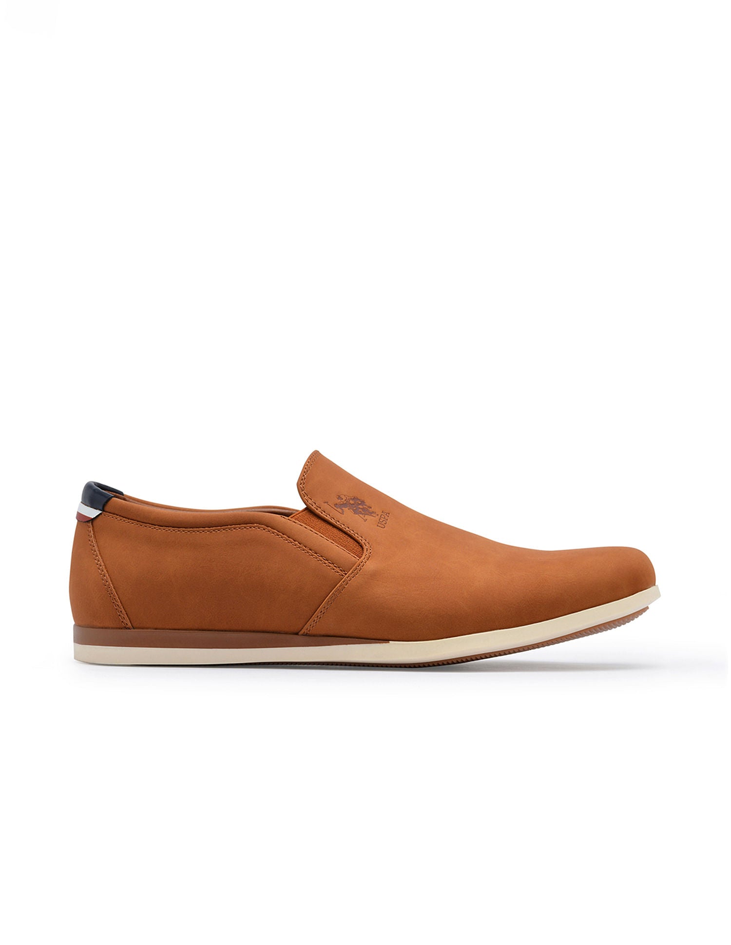 Men Wade 3.0 Tan Work Casuals Slip On Tan - U.S. POLO ASSN. | Large