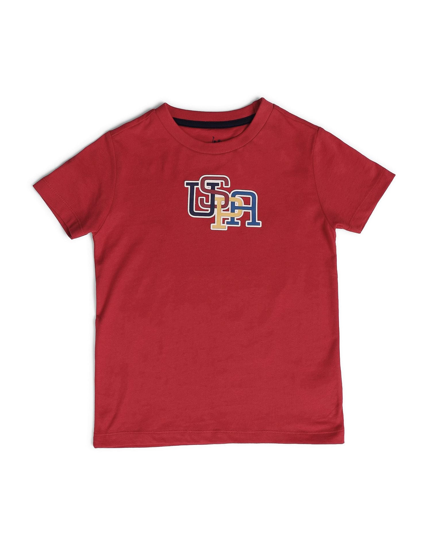 Boys Brand Printed T-Shirt Maroon - U.S. POLO ASSN. | Large