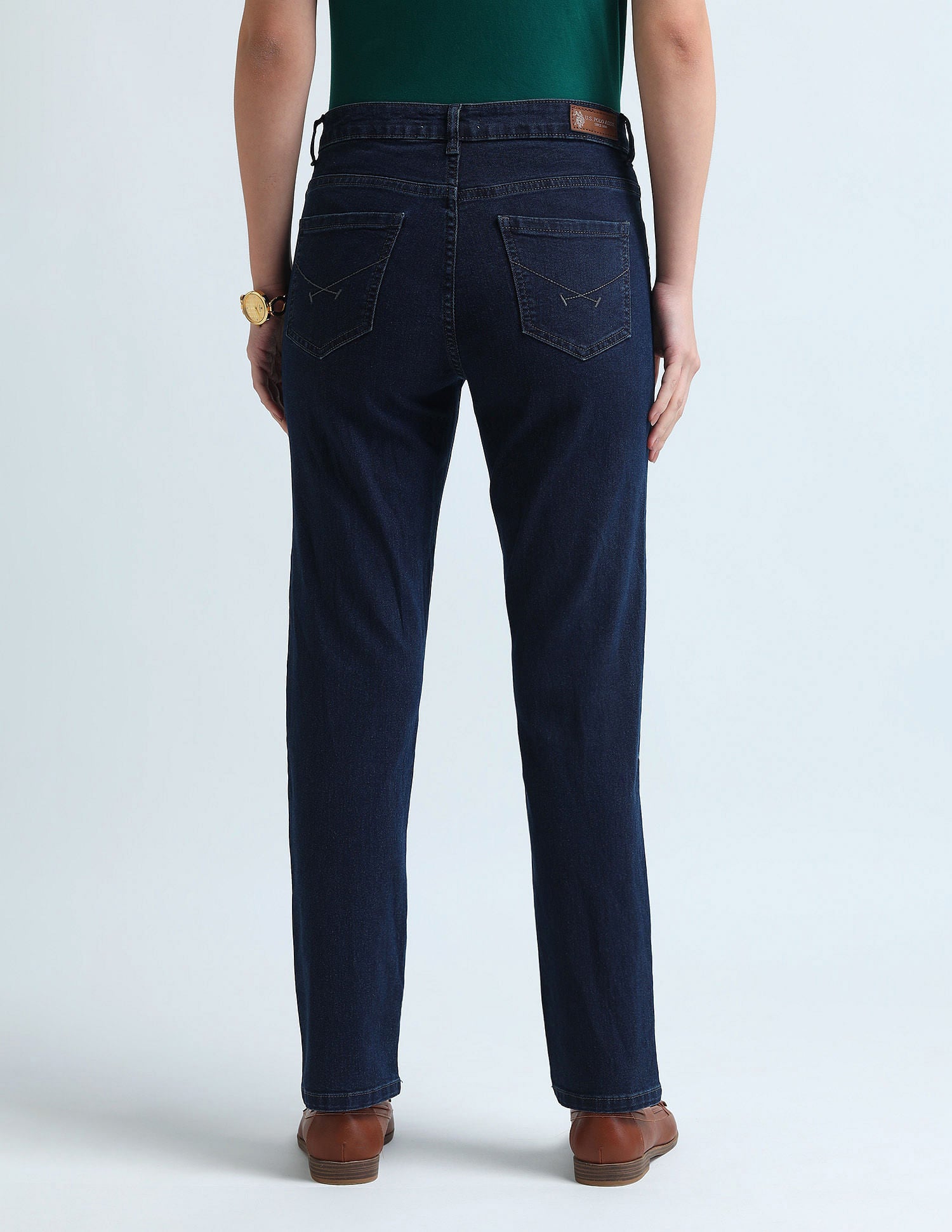 Slim Fit Blue Jeans Blue - U.S. POLO ASSN. | Large