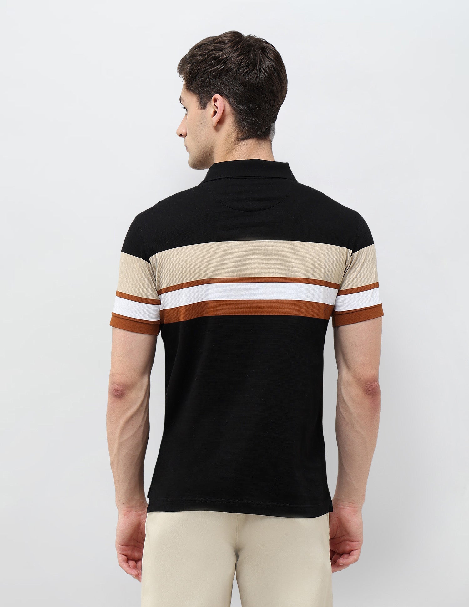 Colourblocked Slim Fit Polo Shirt Black - U.S. POLO ASSN. | Large