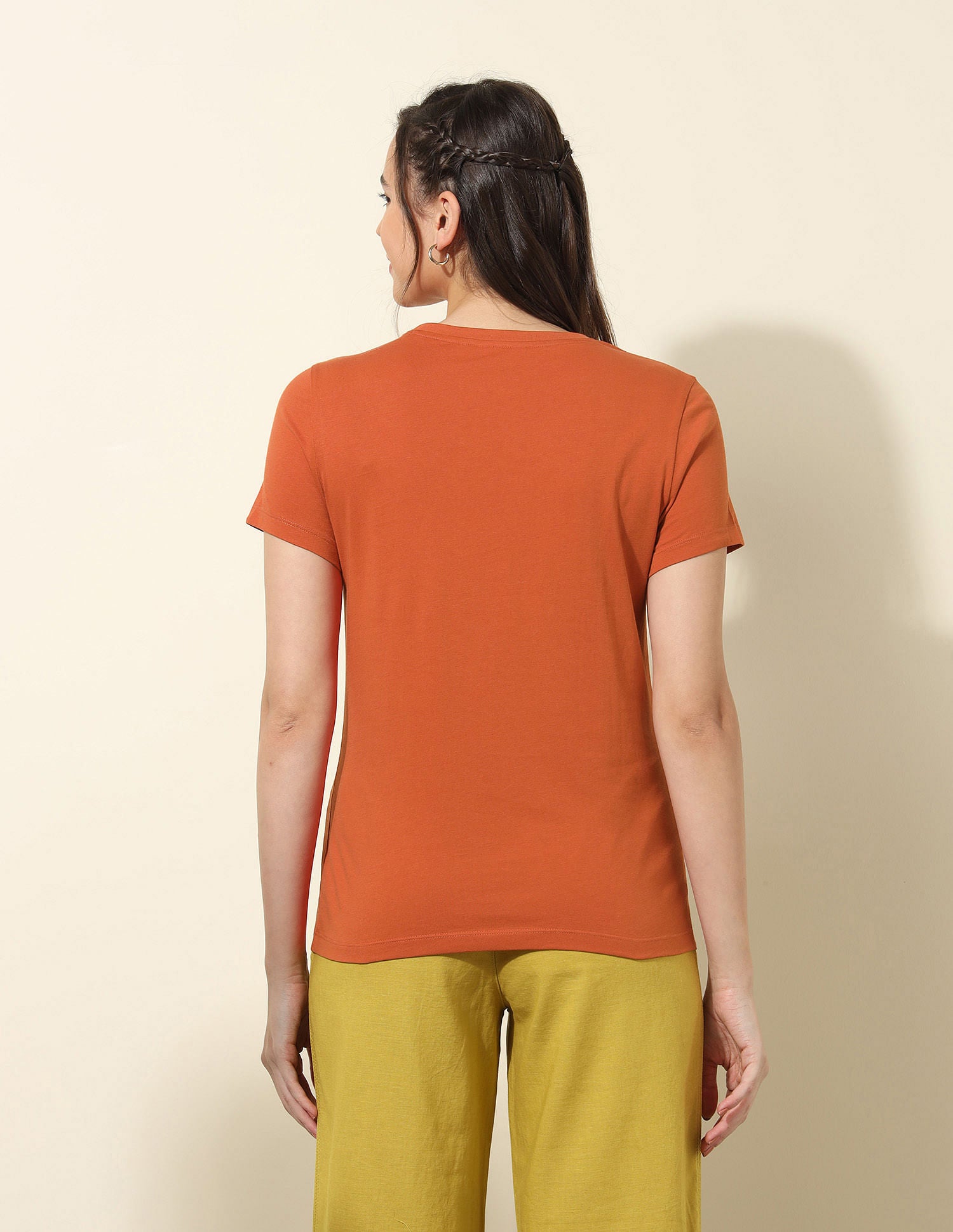 Regular Fit Brand Printed T-Shirt Brown - U.S. POLO ASSN. | Large