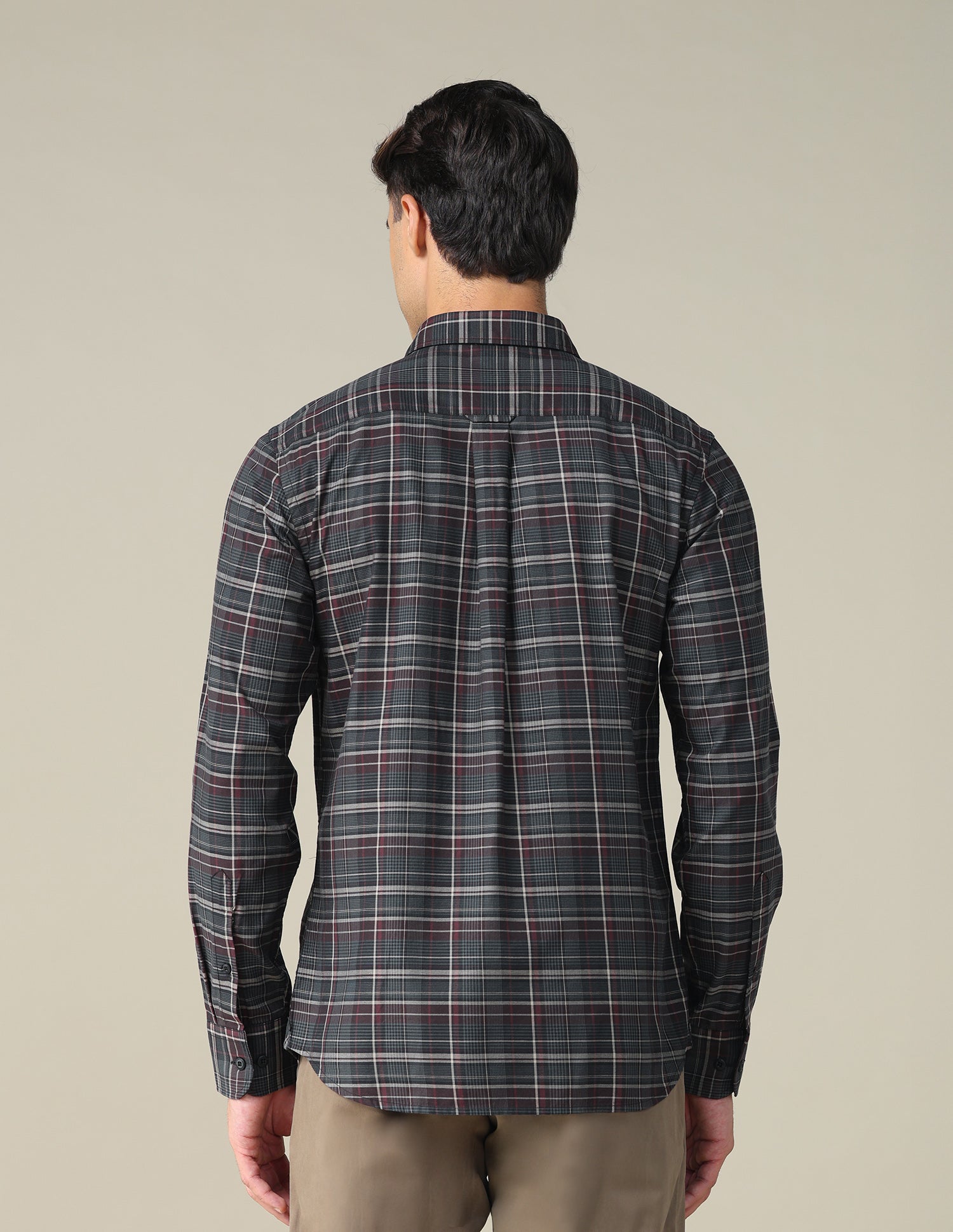 Twill Plaid Checked Shirt Black - U.S. POLO ASSN. | Large